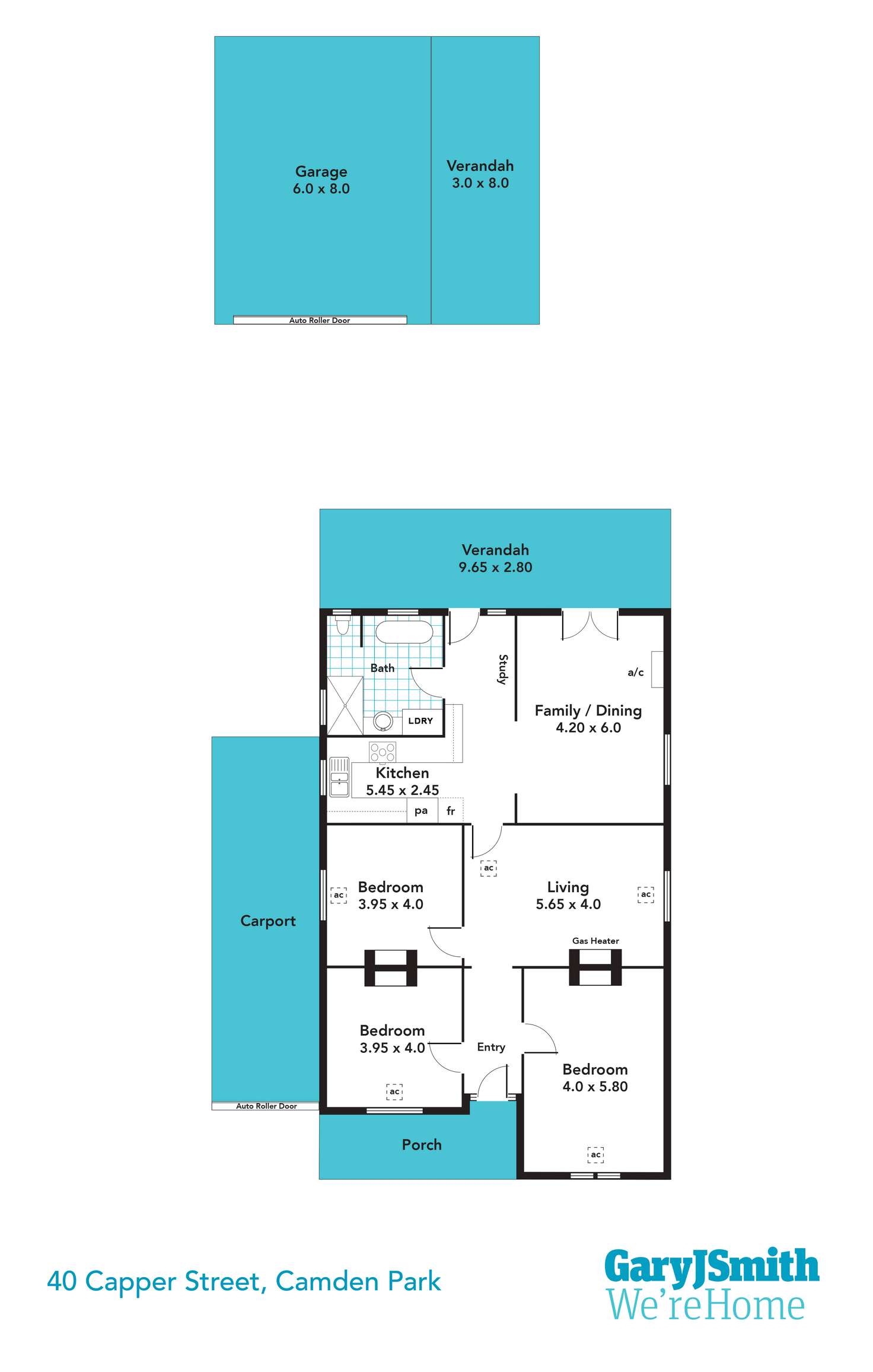 Floorplan of Homely house listing, 40 Capper Street, Camden Park SA 5038