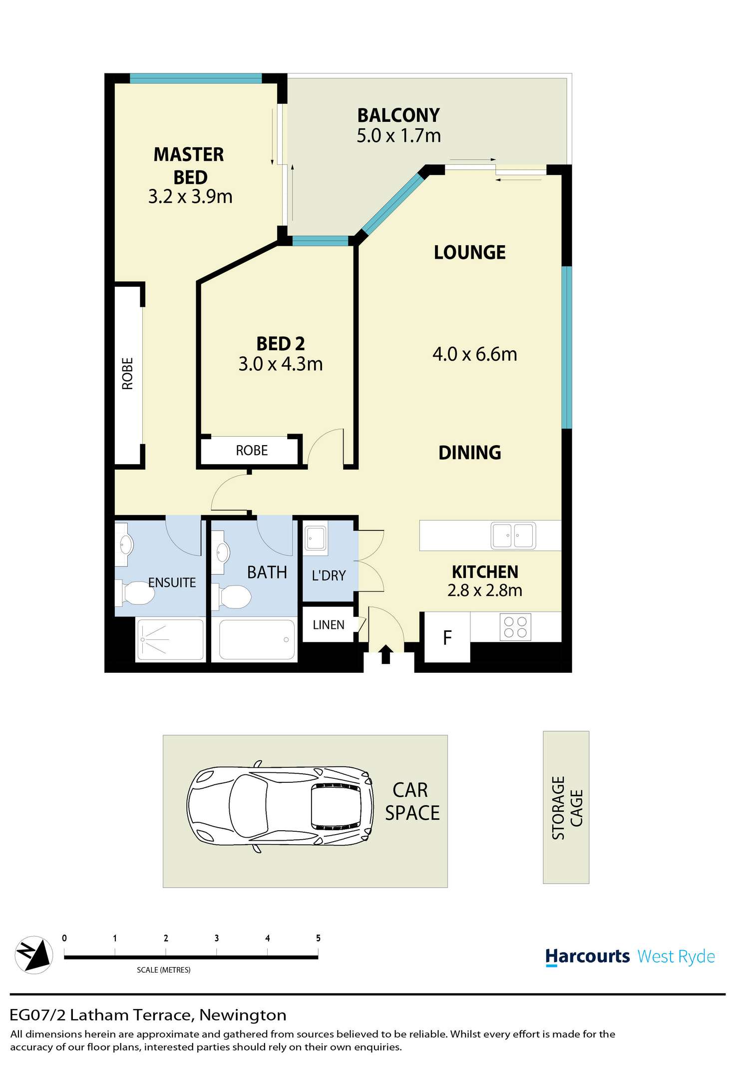 Floorplan of Homely unit listing, EG07/2 Latham Terrace, Newington NSW 2127