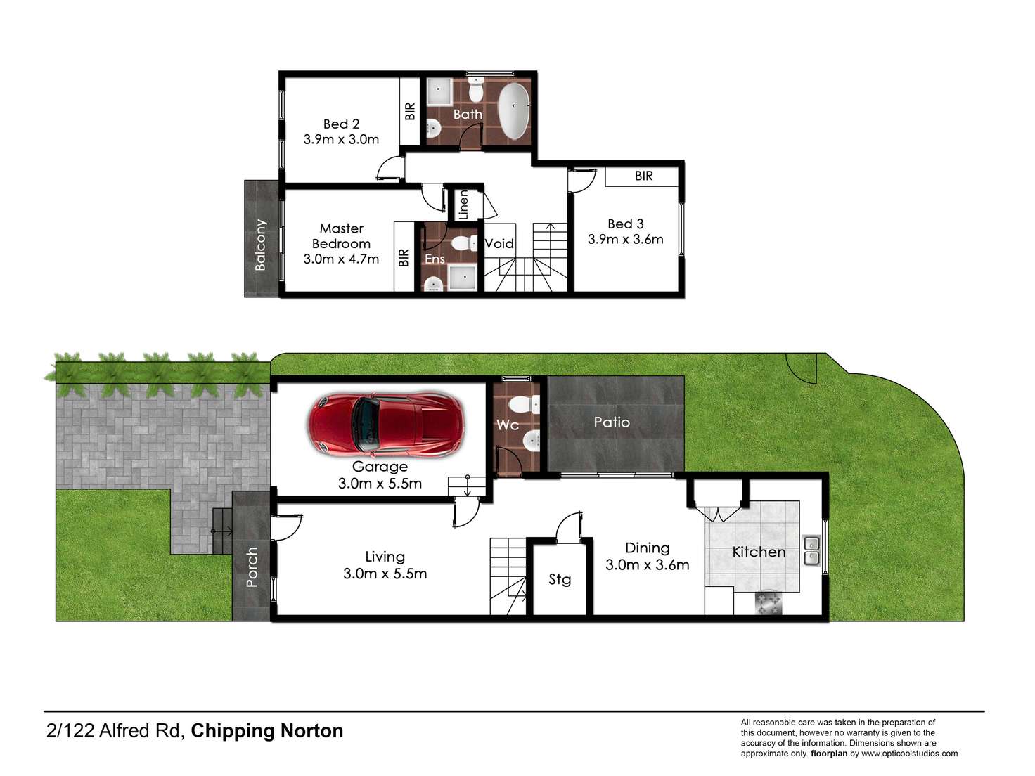 Floorplan of Homely house listing, 2/122 Alfred Street, Chipping Norton NSW 2170