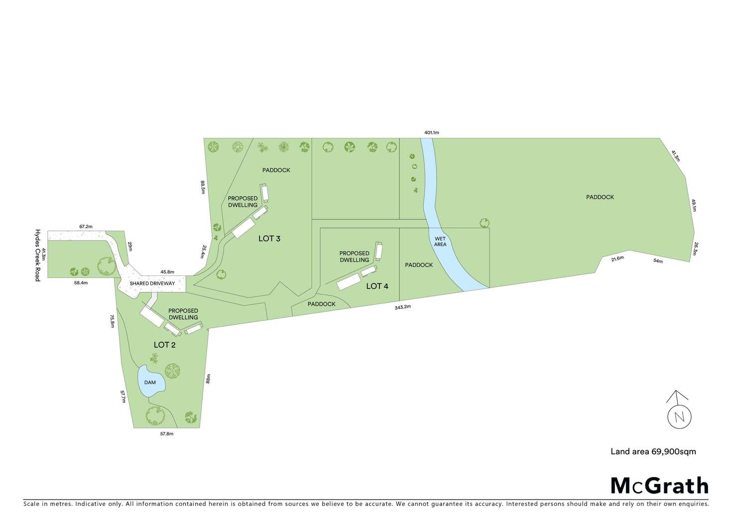 Floorplan of Homely ruralOther listing, LOT 2, 150 Hydes Creek Road, Bellingen NSW 2454