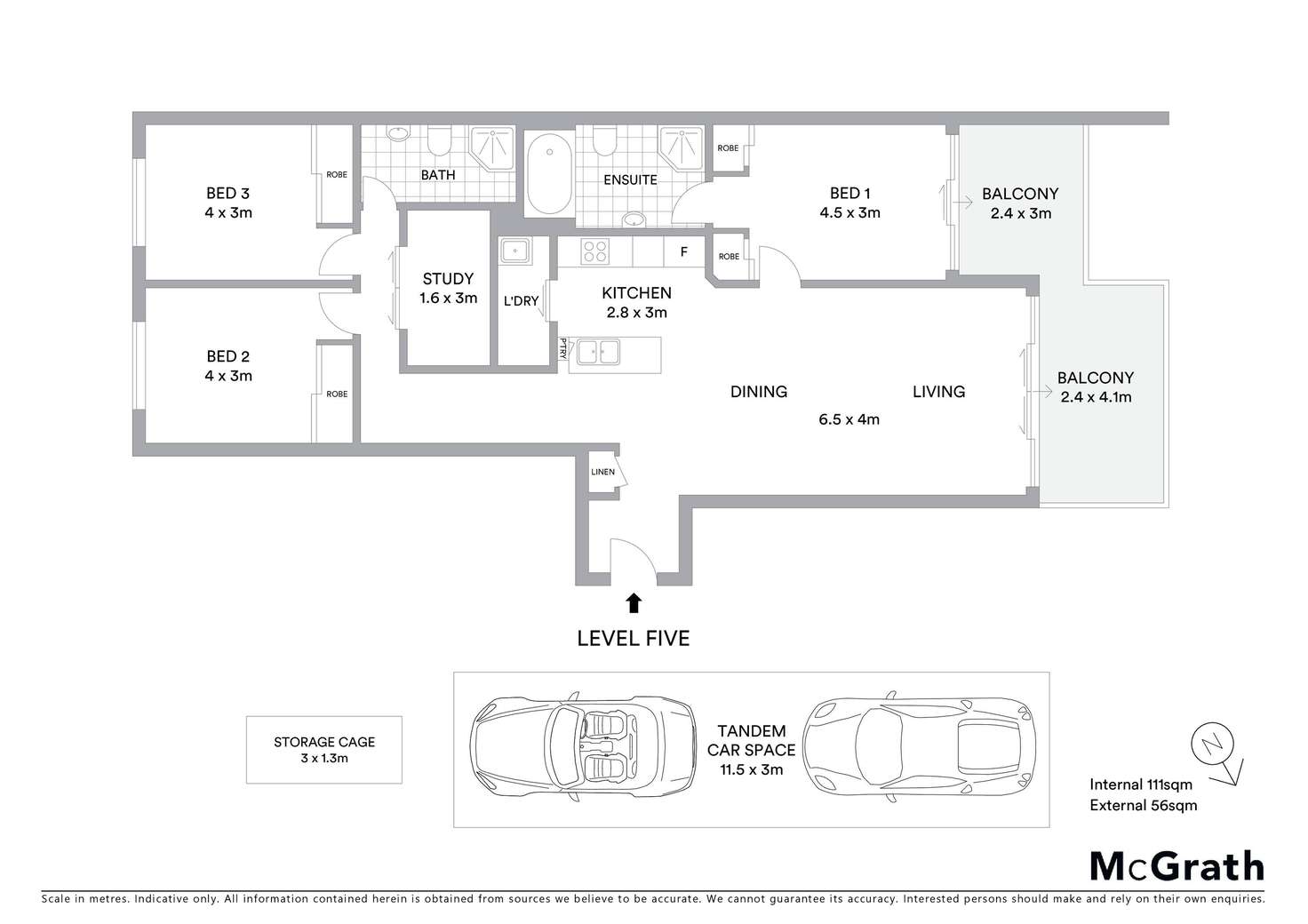 Floorplan of Homely apartment listing, 542/5 Loftus Street, Turrella NSW 2205