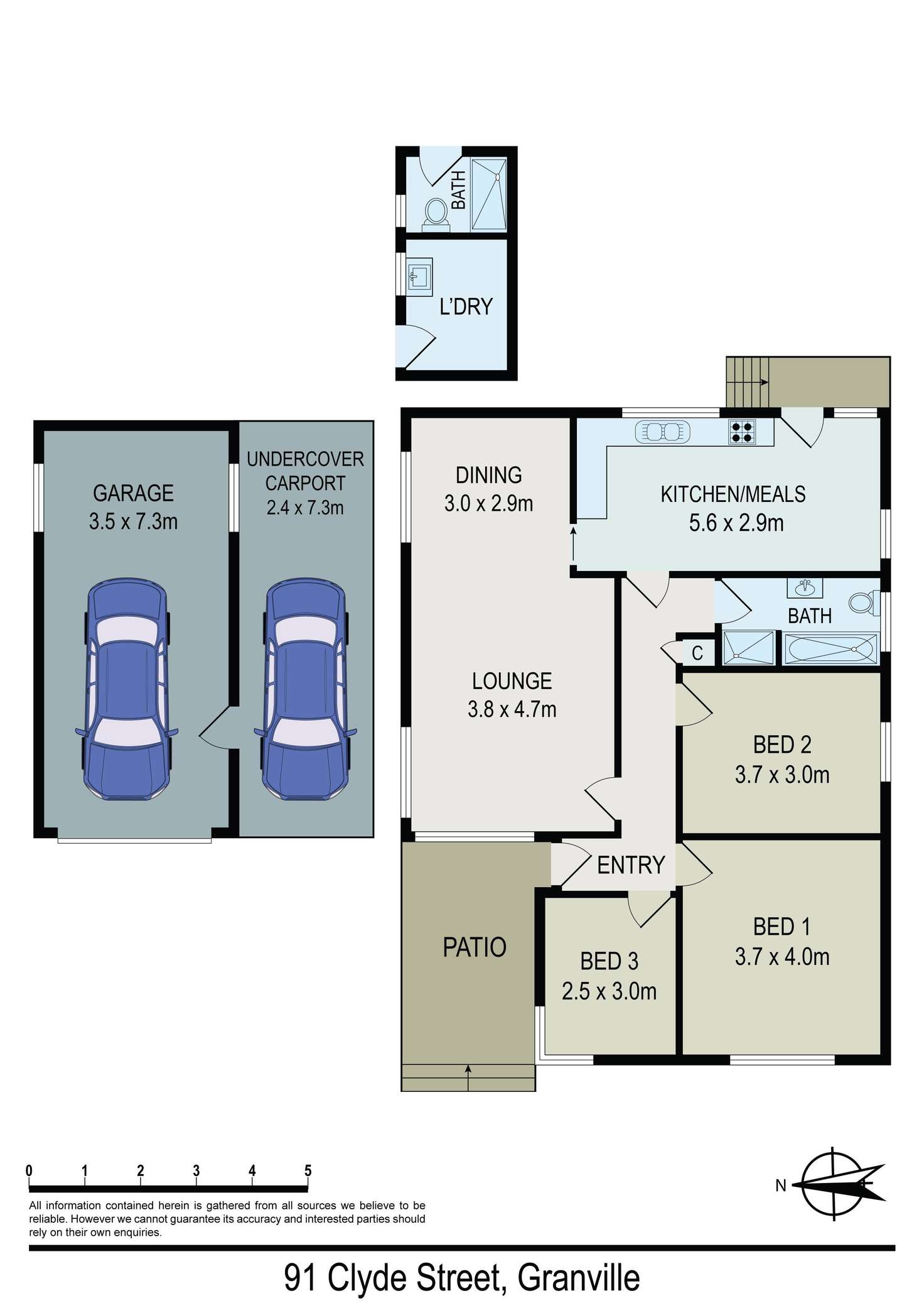 Floorplan of Homely house listing, 91 Clyde Street, Granville NSW 2142