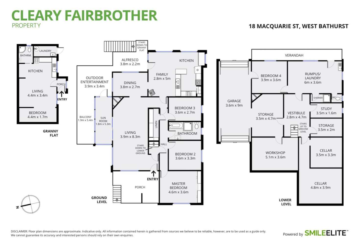 Floorplan of Homely house listing, 18 Macquarie Street, West Bathurst NSW 2795