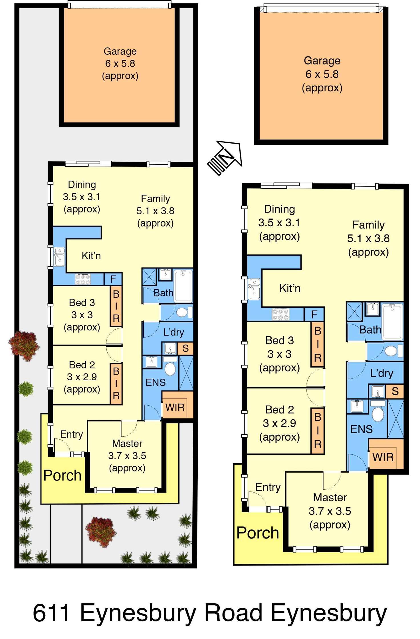 Floorplan of Homely house listing, 611 Eynesbury Road, Eynesbury VIC 3338