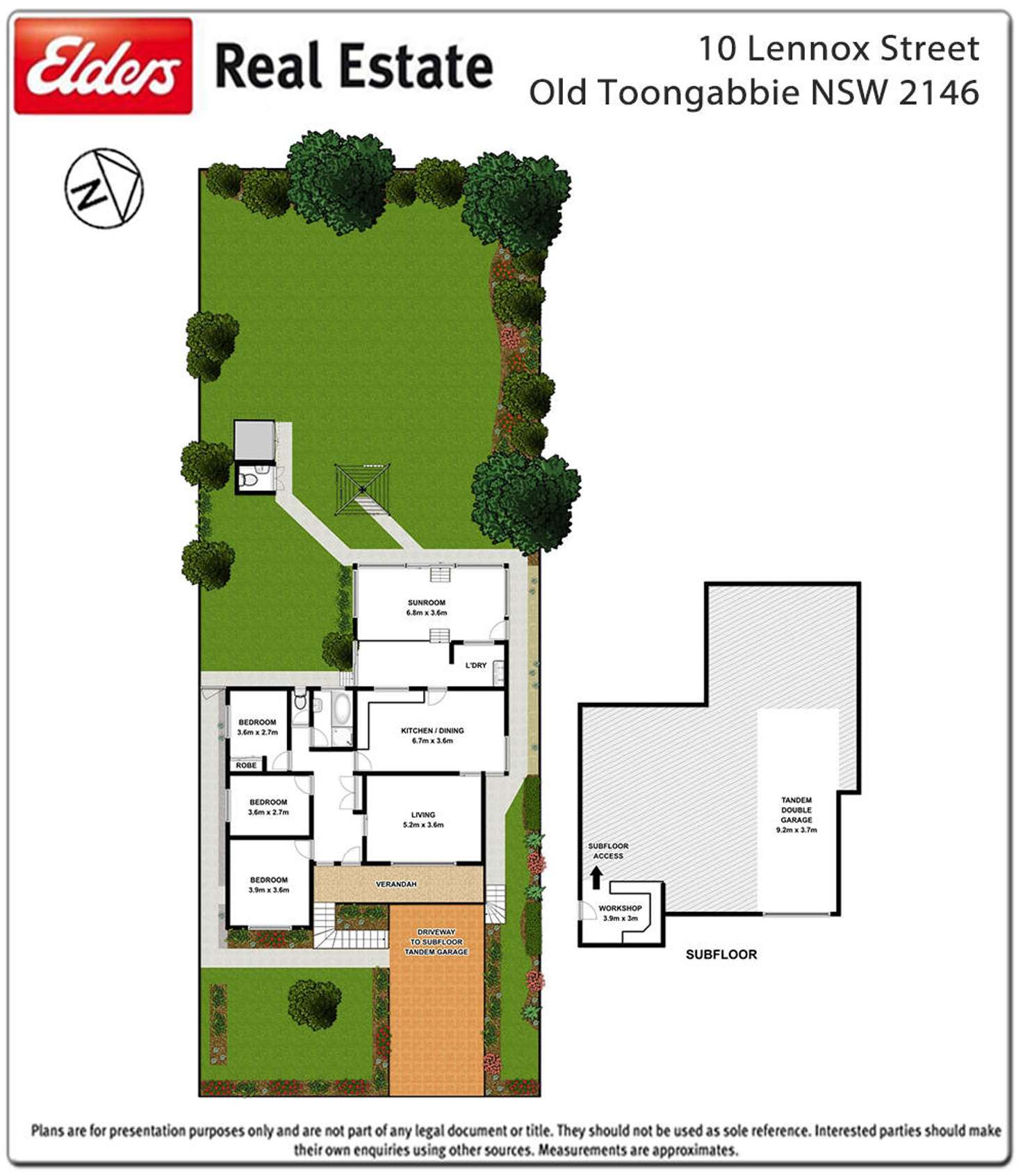 Floorplan of Homely house listing, 10 Lennox Street, Old Toongabbie NSW 2146