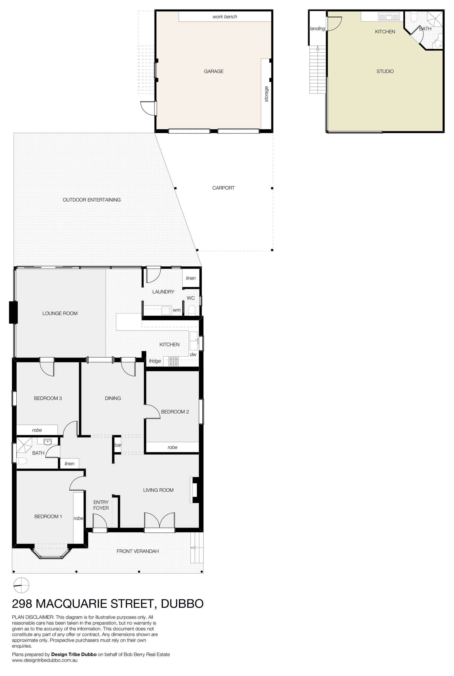 Floorplan of Homely house listing, 298 Macquarie Street, Dubbo NSW 2830