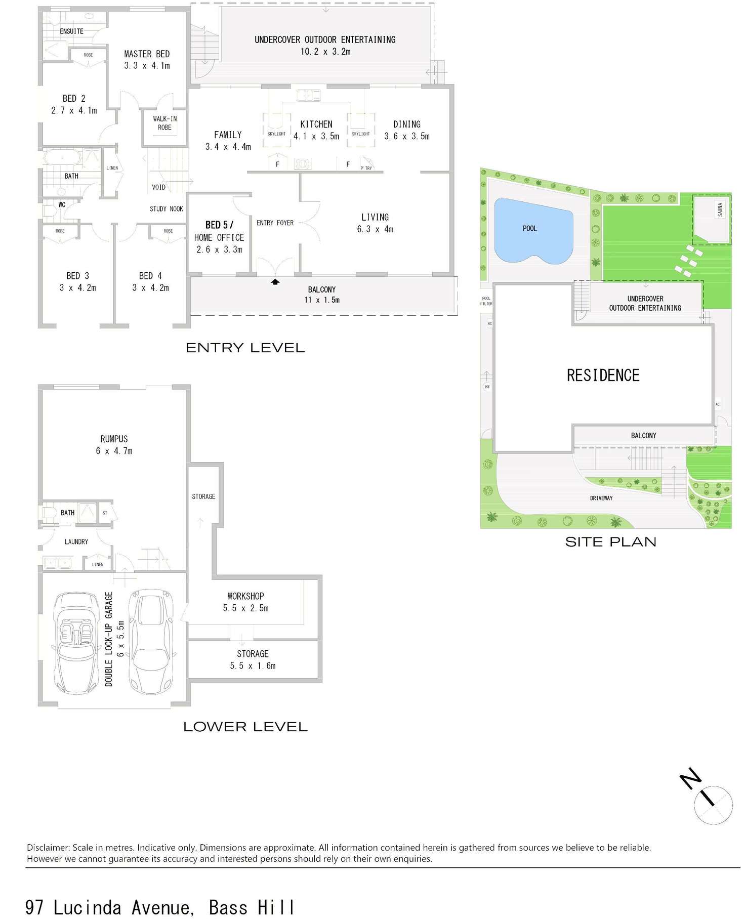 Floorplan of Homely house listing, 97 Lucinda Avenue, Bass Hill NSW 2197