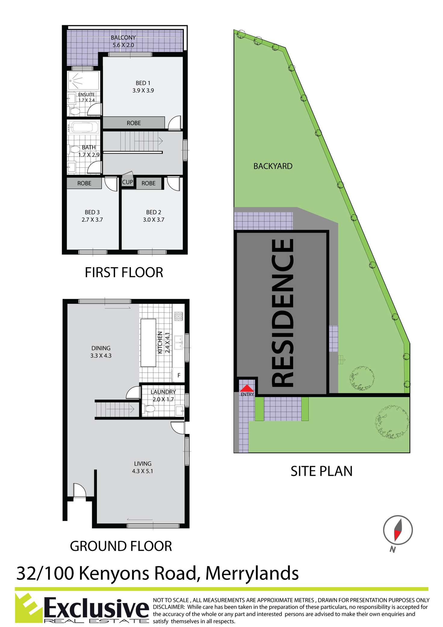 Floorplan of Homely townhouse listing, 32/100 Kenyons Road, Merrylands NSW 2160