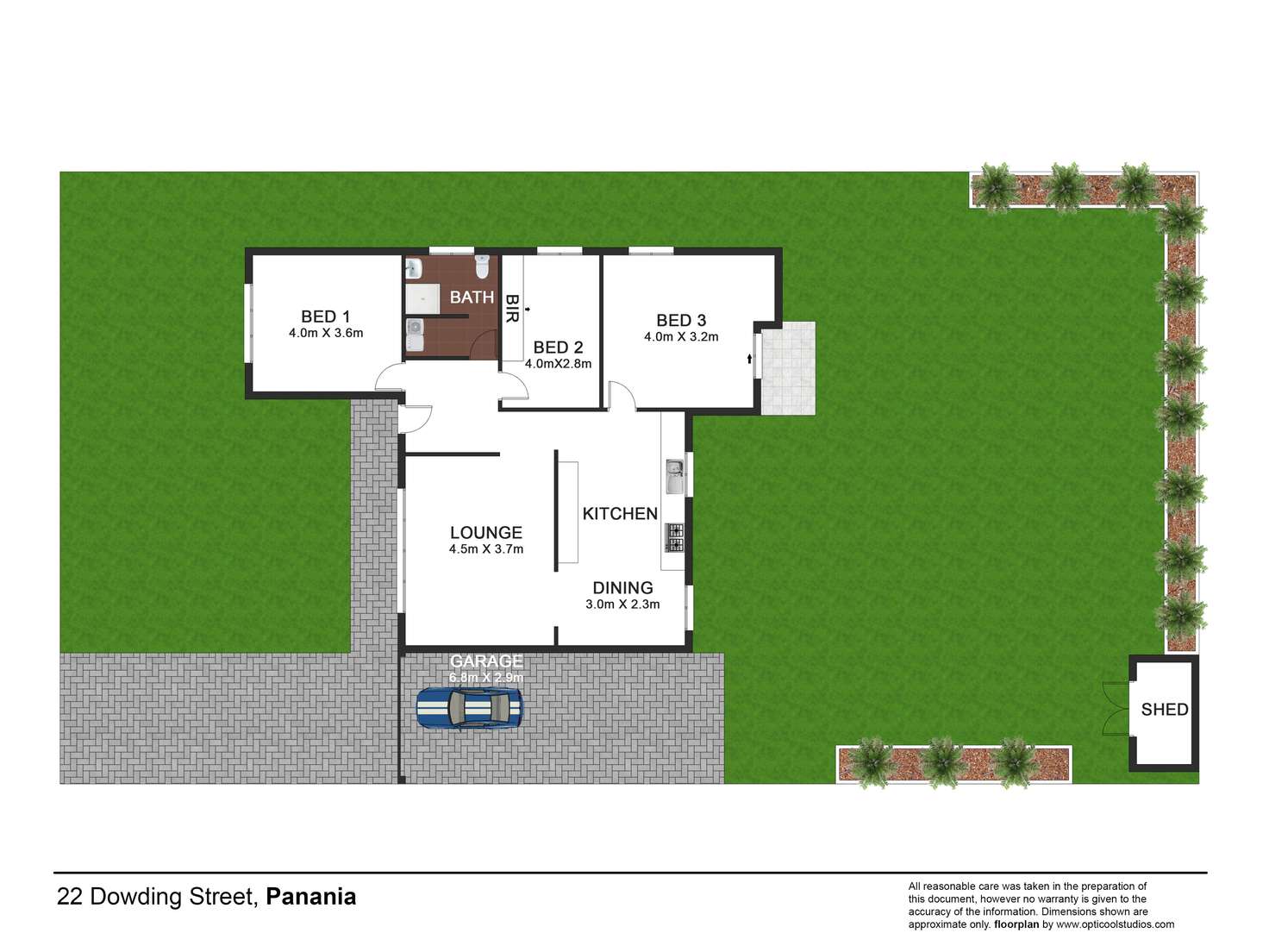 Floorplan of Homely house listing, 22 Dowding Street, Panania NSW 2213