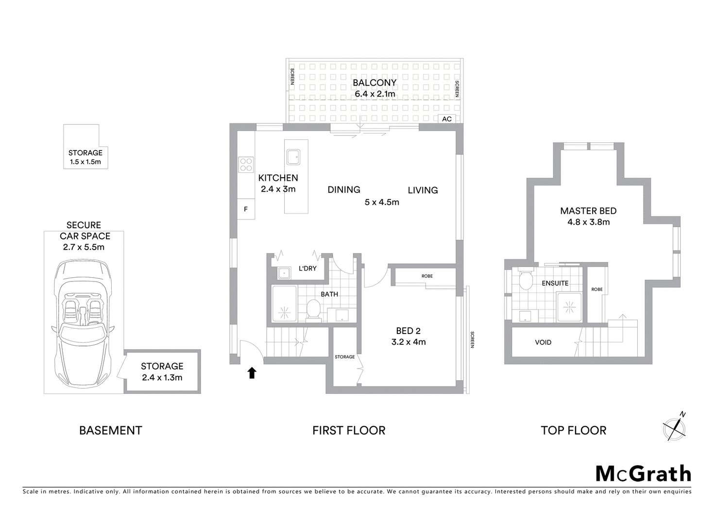 Floorplan of Homely apartment listing, 3/36A Park Road, Naremburn NSW 2065