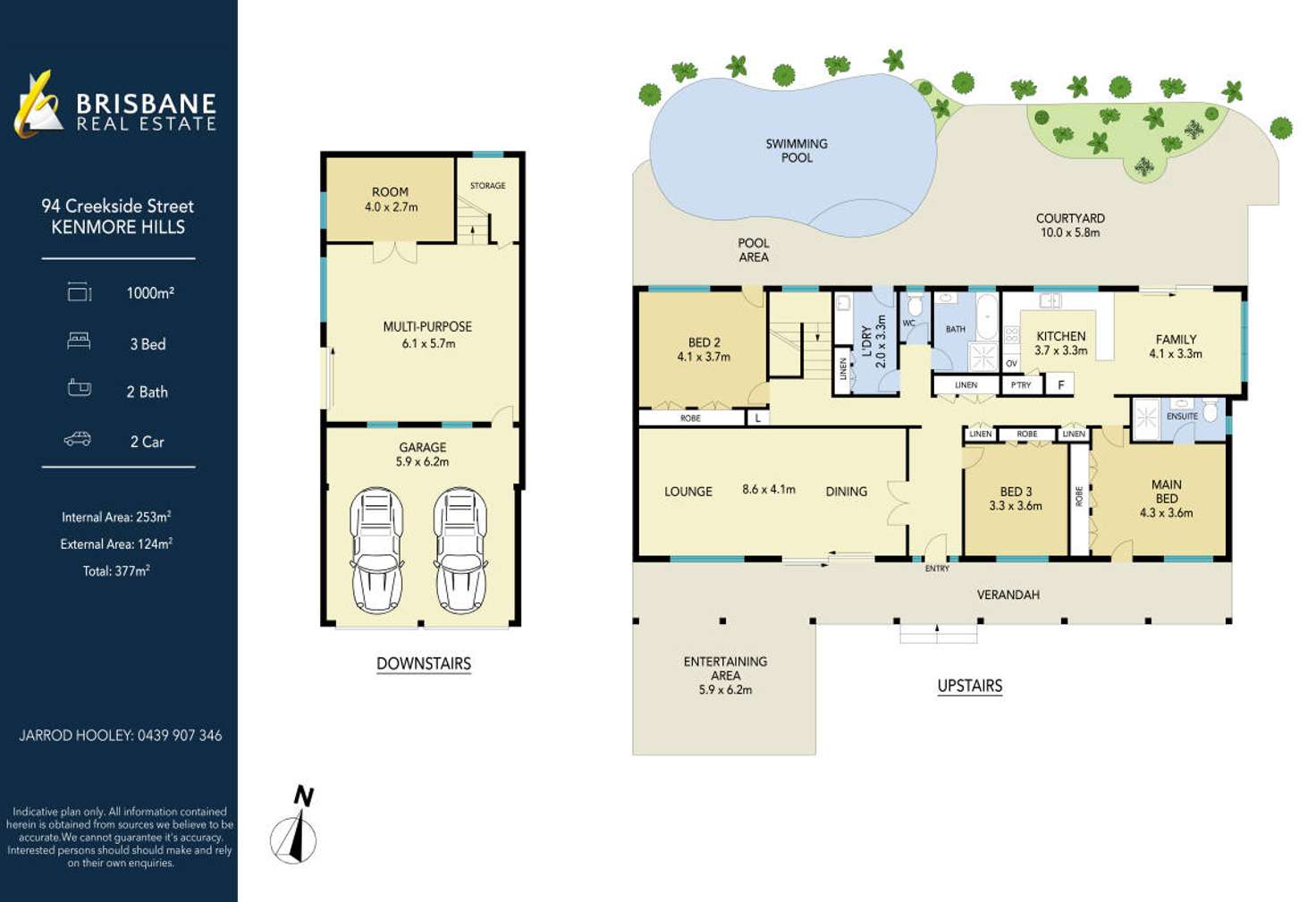 Floorplan of Homely house listing, 94 Creekside Street, Kenmore Hills QLD 4069