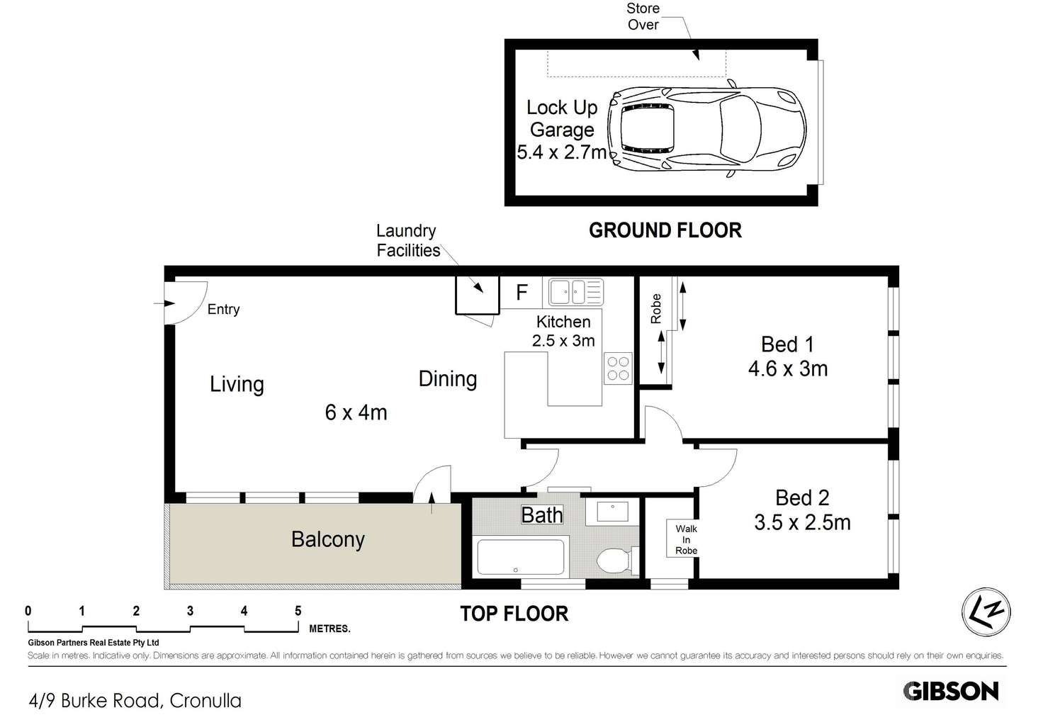 Floorplan of Homely apartment listing, 4/9 Burke Road, Cronulla NSW 2230