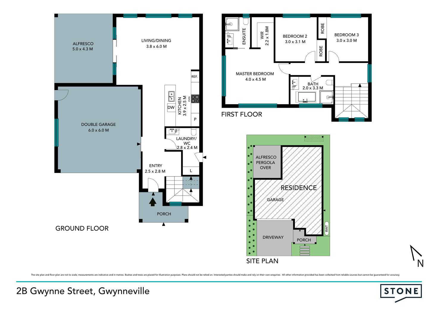 Floorplan of Homely townhouse listing, 2B Gwynne Street, Gwynneville NSW 2500