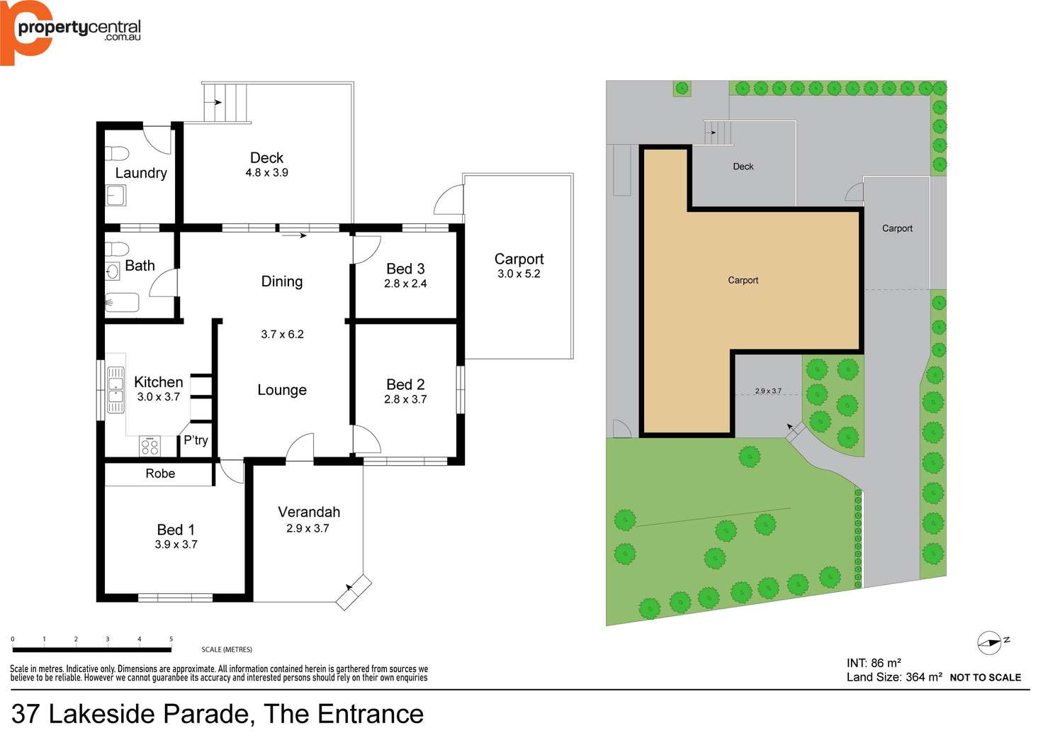 Floorplan of Homely house listing, 37 Lakeside Parade, The Entrance NSW 2261