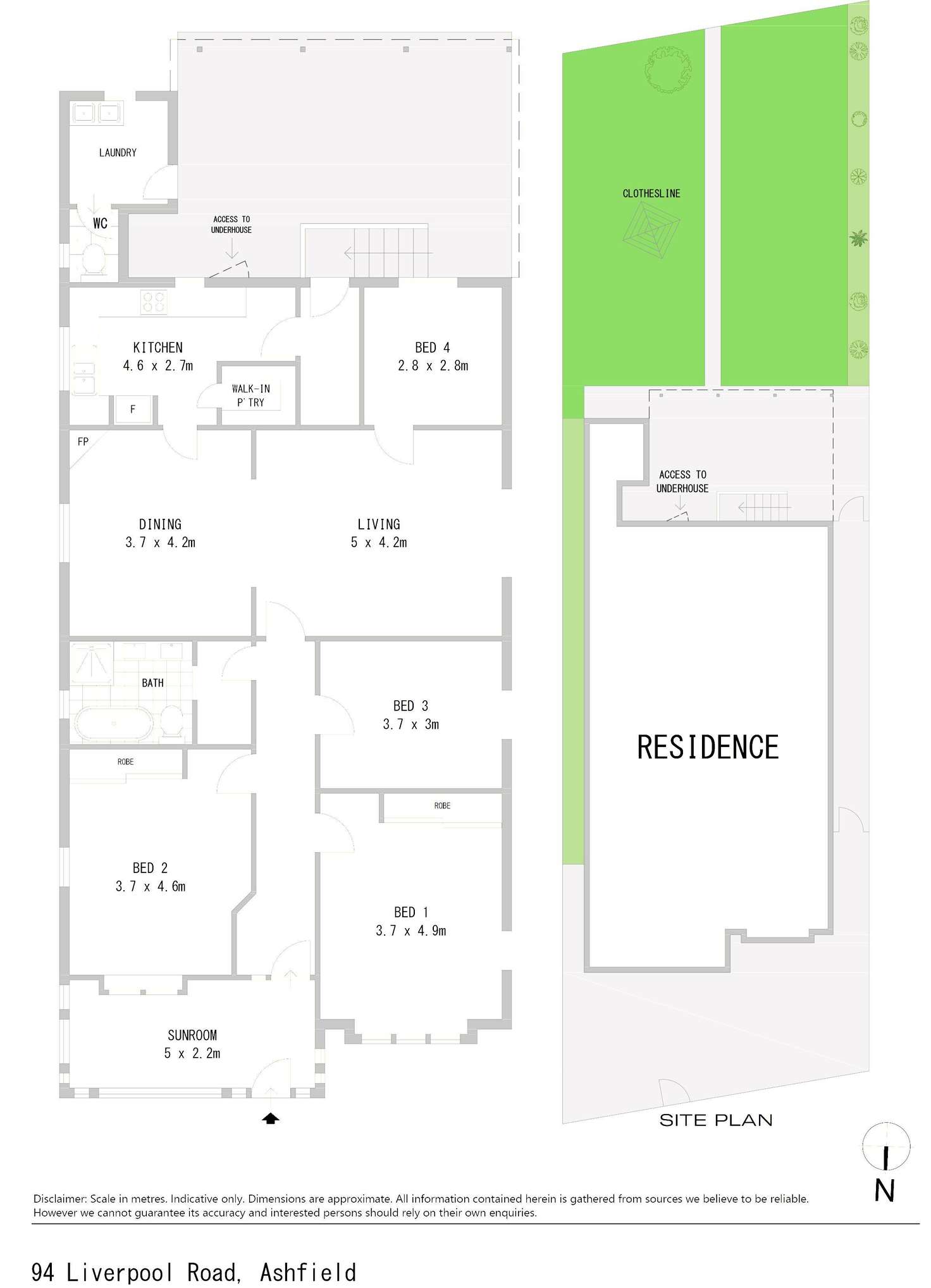 Floorplan of Homely house listing, 94 Liverpool Road, Ashfield NSW 2131