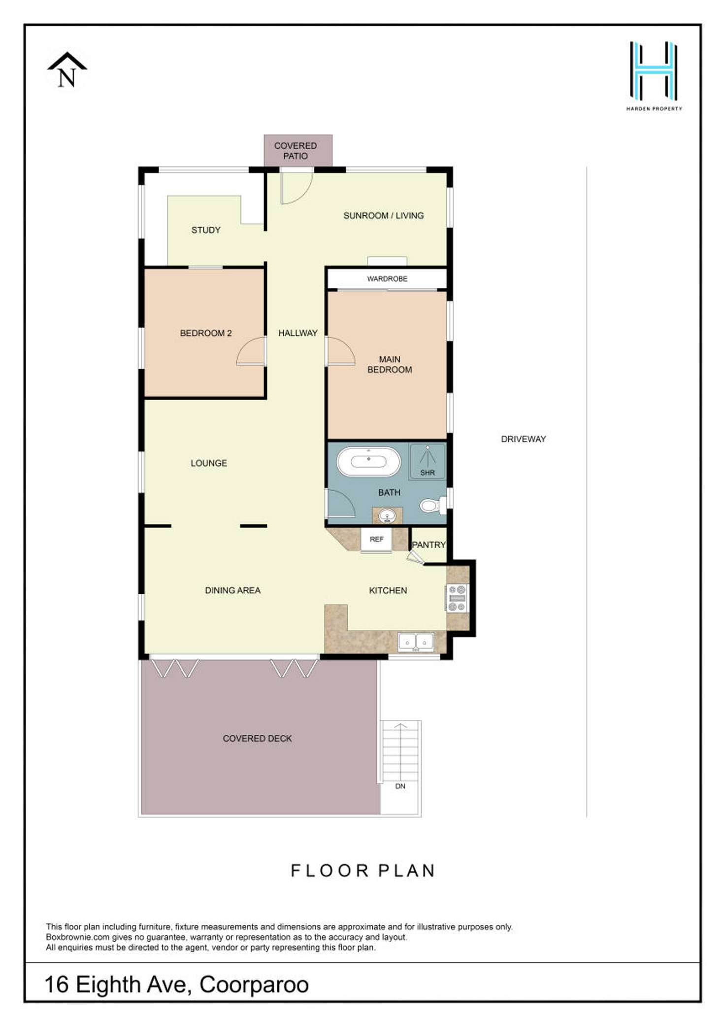 Floorplan of Homely house listing, 16 Eighth Avenue, Coorparoo QLD 4151