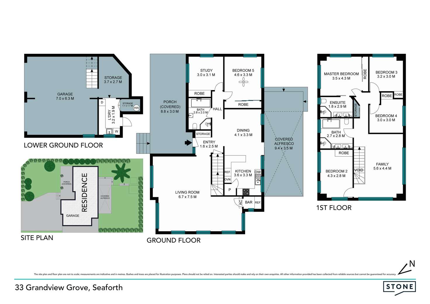 Floorplan of Homely house listing, 33 Grandview Grove, Seaforth NSW 2092