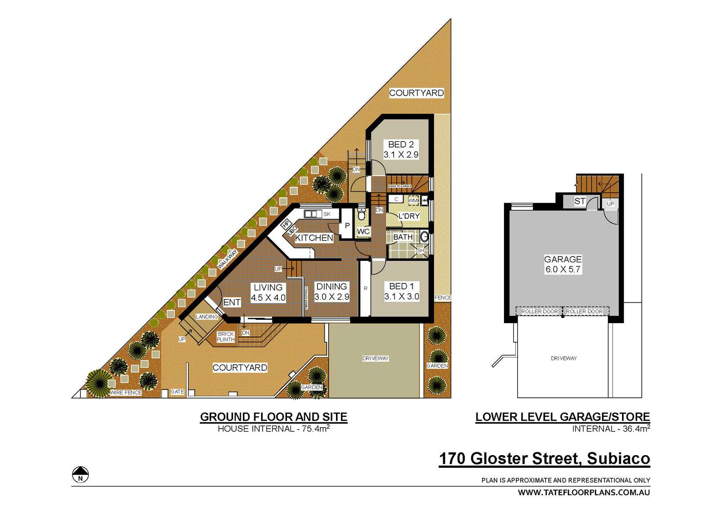 Floorplan of Homely house listing, 170 Gloster Street, Subiaco WA 6008