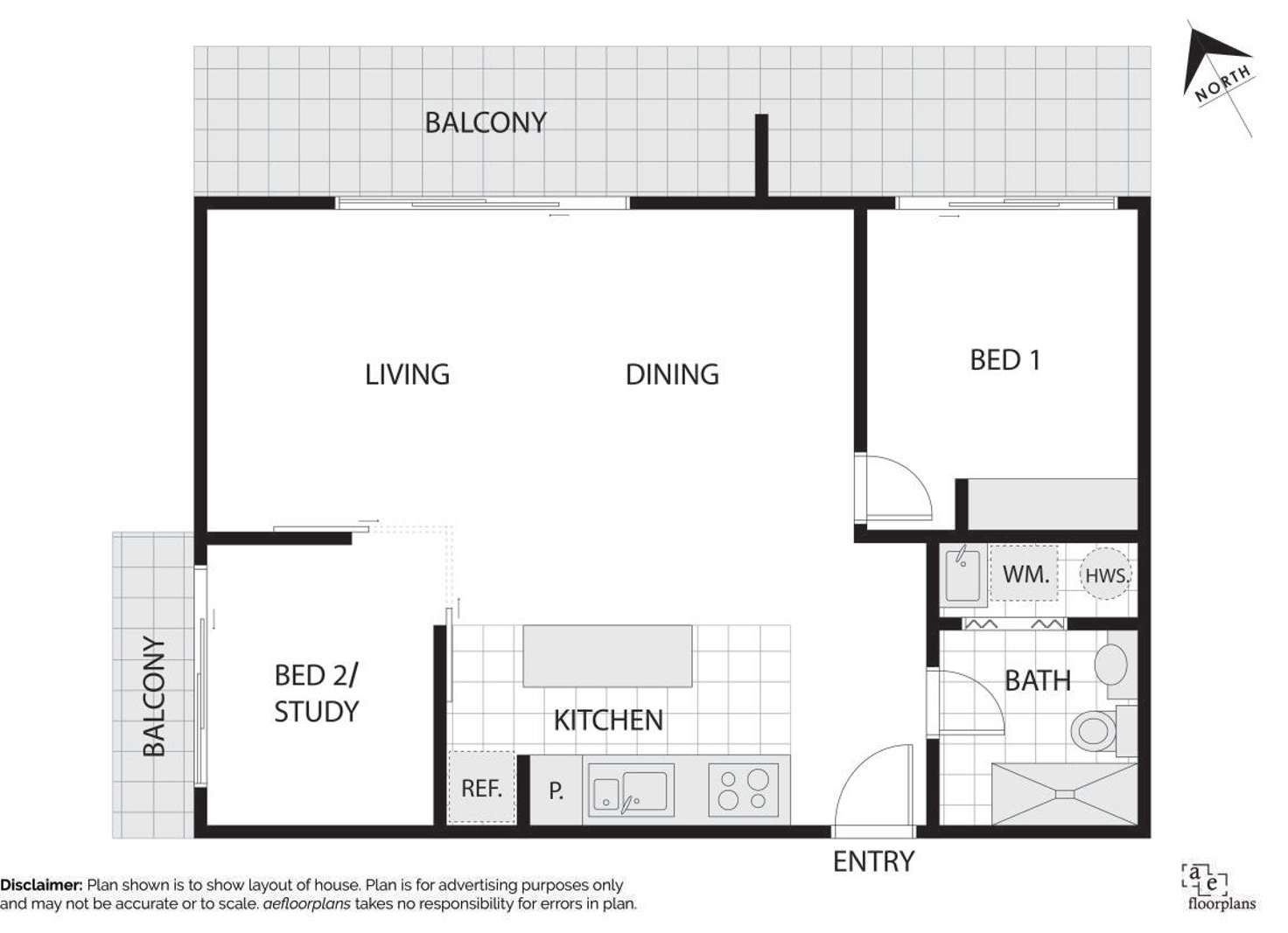 Floorplan of Homely unit listing, 85/3 London Circuit, City ACT 2601