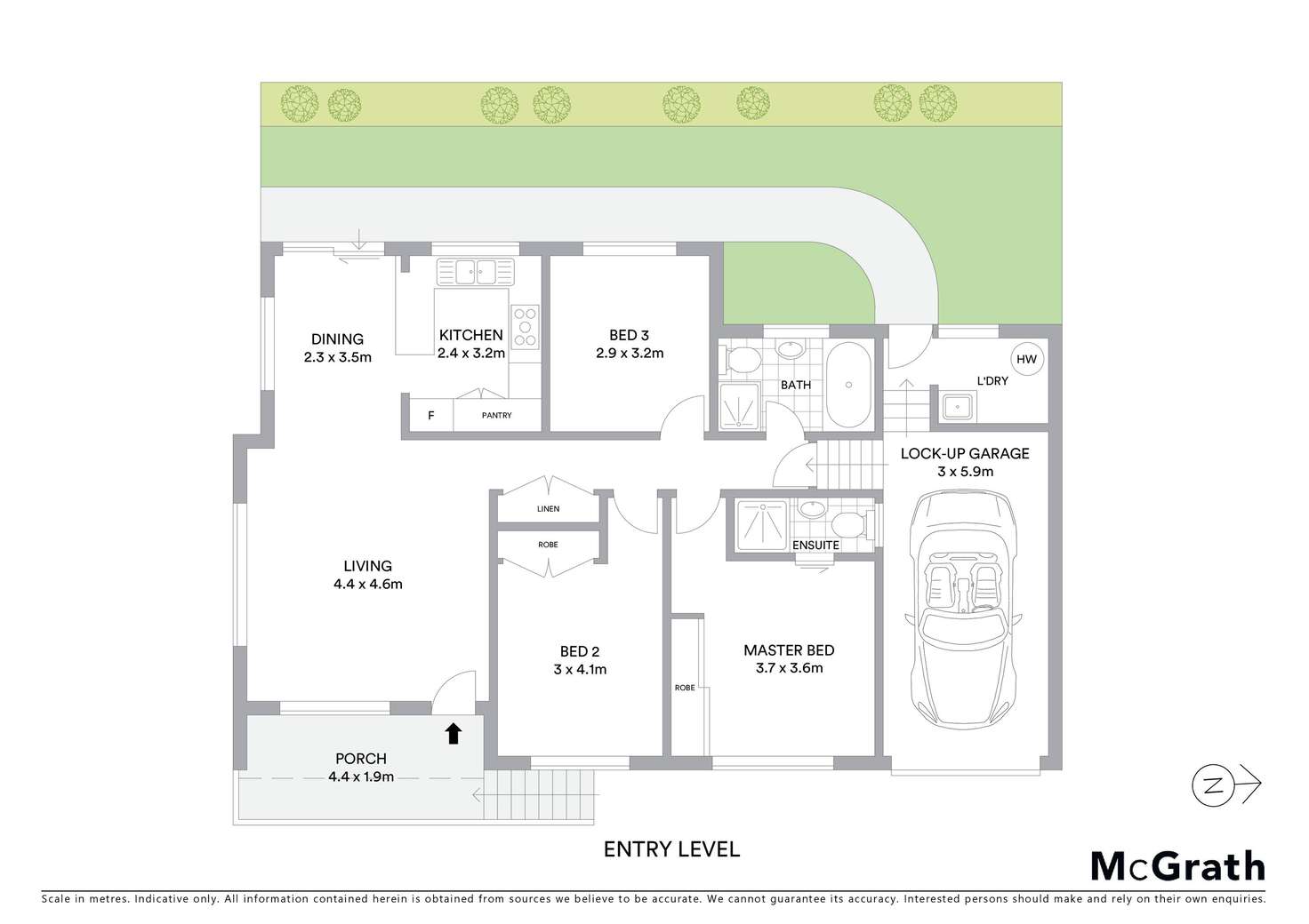 Floorplan of Homely villa listing, 1/6 Arthur Street, Bexley NSW 2207
