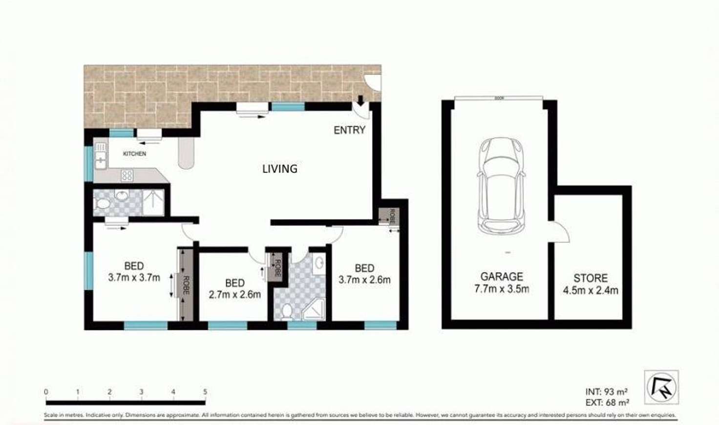 Floorplan of Homely unit listing, 12/53 Princess Street, Taringa QLD 4068