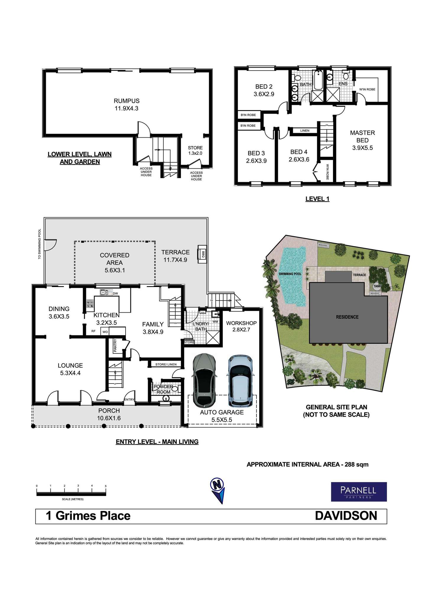 Floorplan of Homely house listing, 1 Grimes Place, Davidson NSW 2085