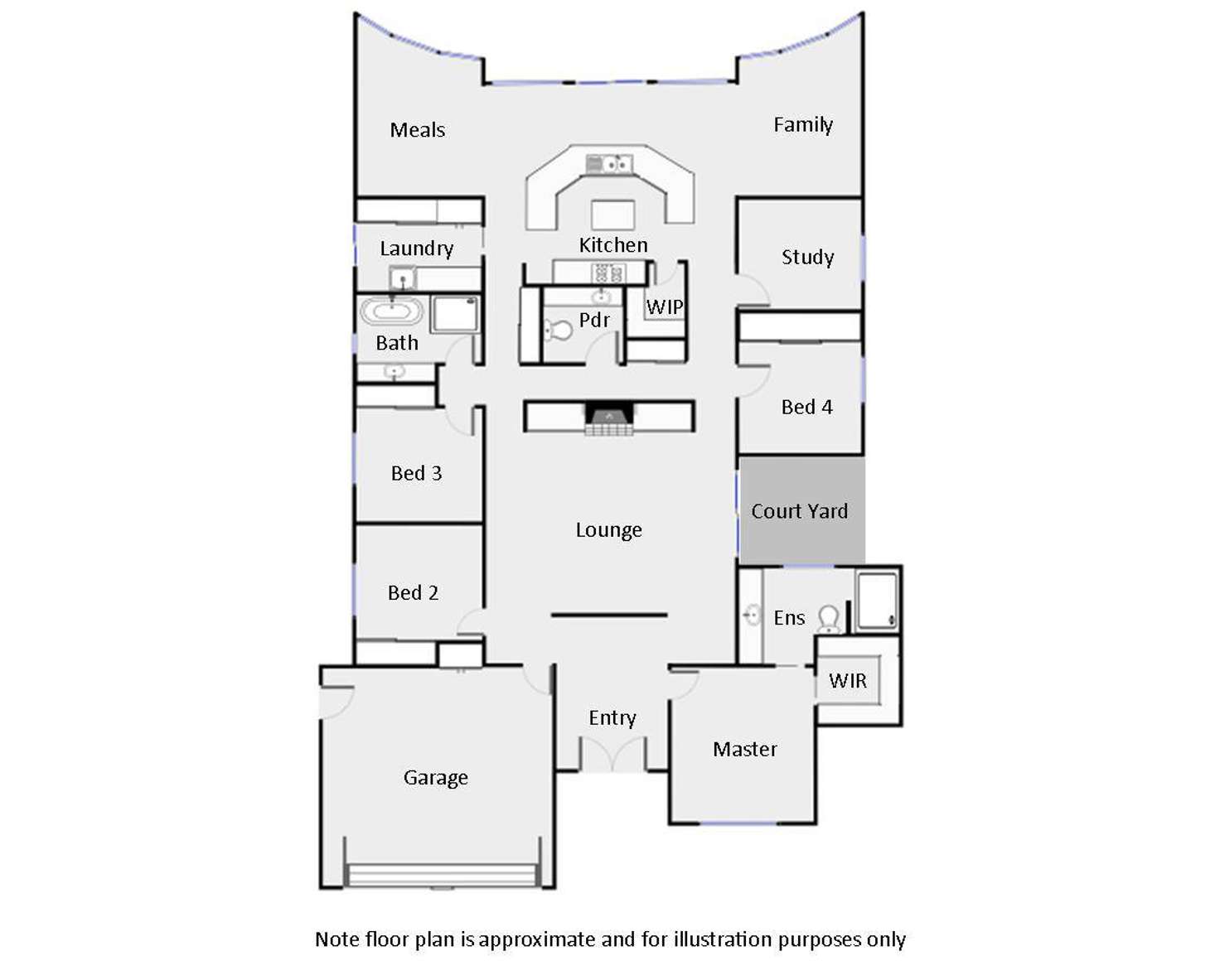 Floorplan of Homely house listing, 2 Champagne Court, Irymple VIC 3498