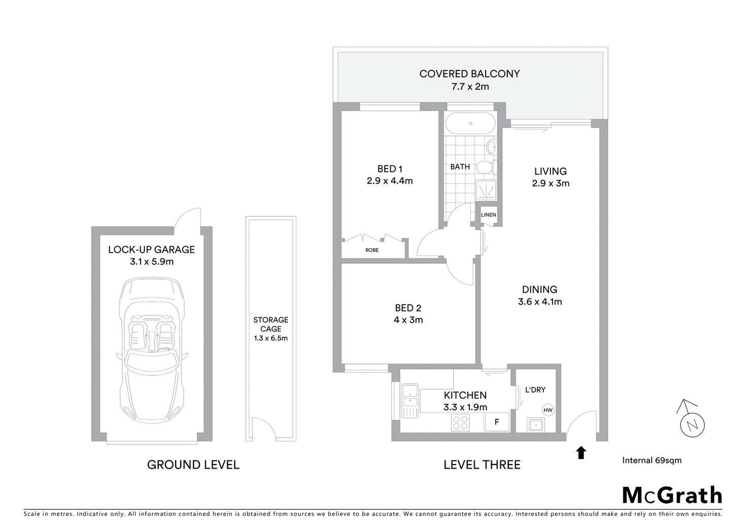 Floorplan of Homely unit listing, 36/34 Edensor Street, Epping NSW 2121