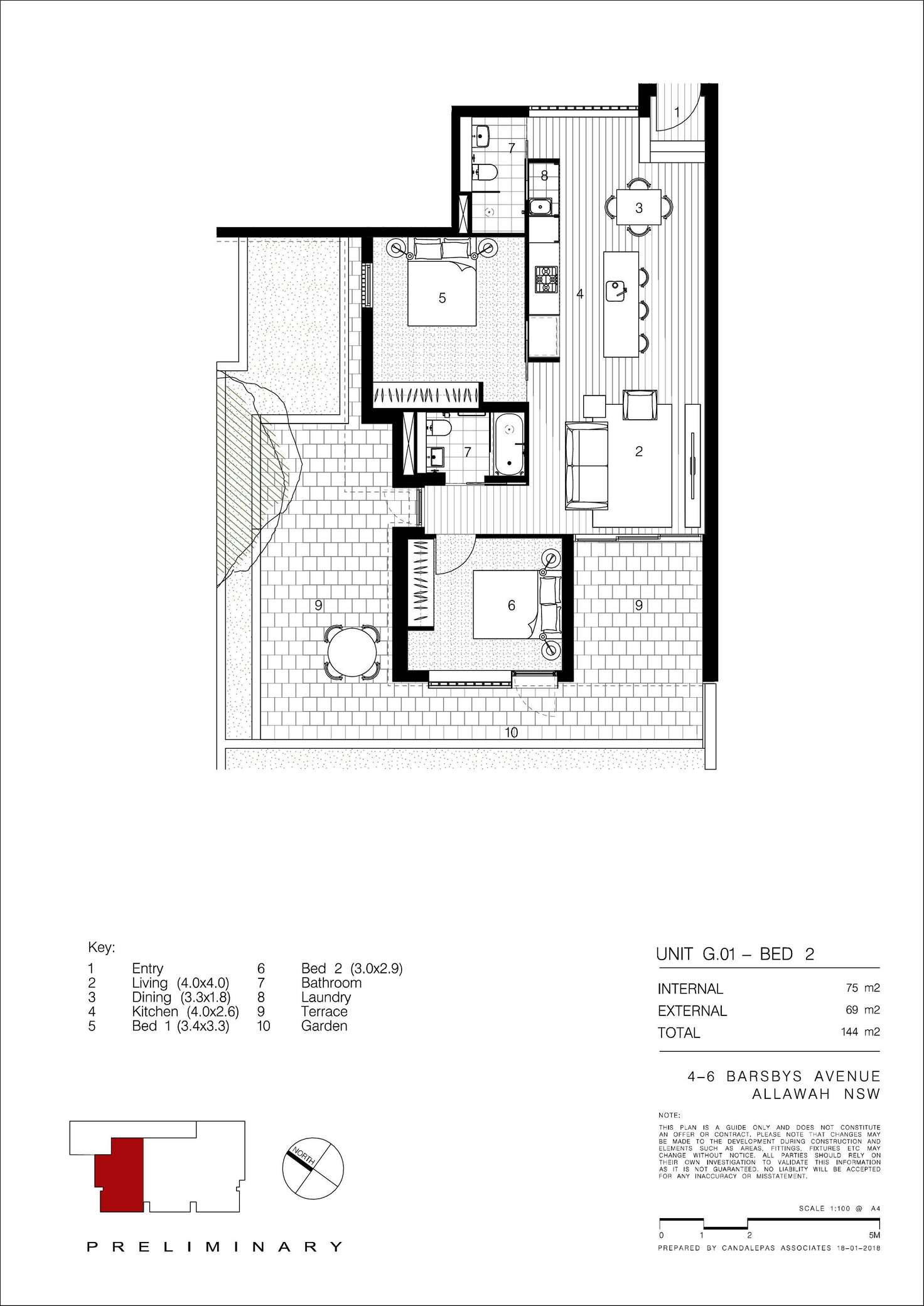 Floorplan of Homely unit listing, G.01/6 Barsbys Avenue, Allawah NSW 2218