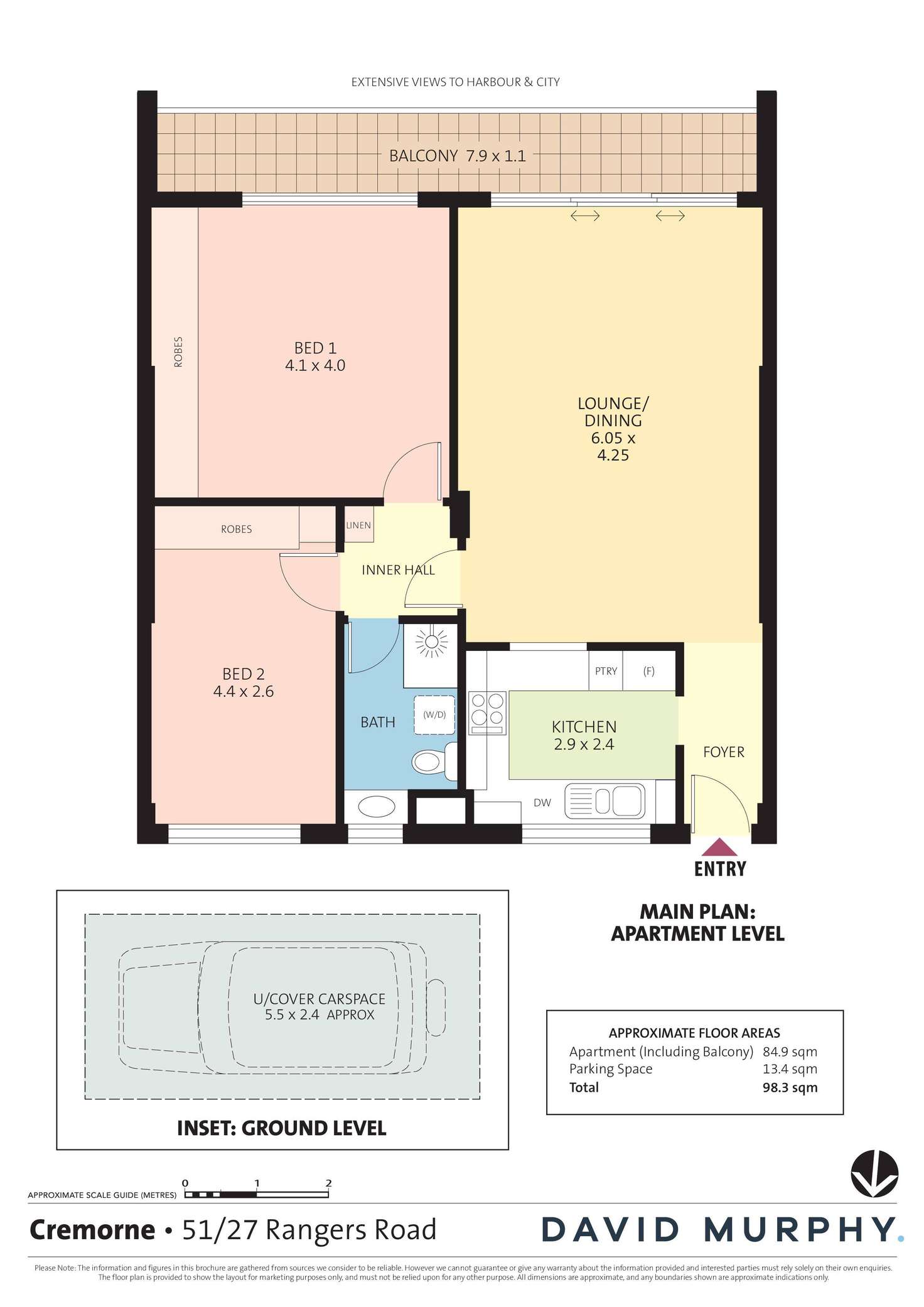 Floorplan of Homely apartment listing, 51/27 Rangers Road, Cremorne NSW 2090