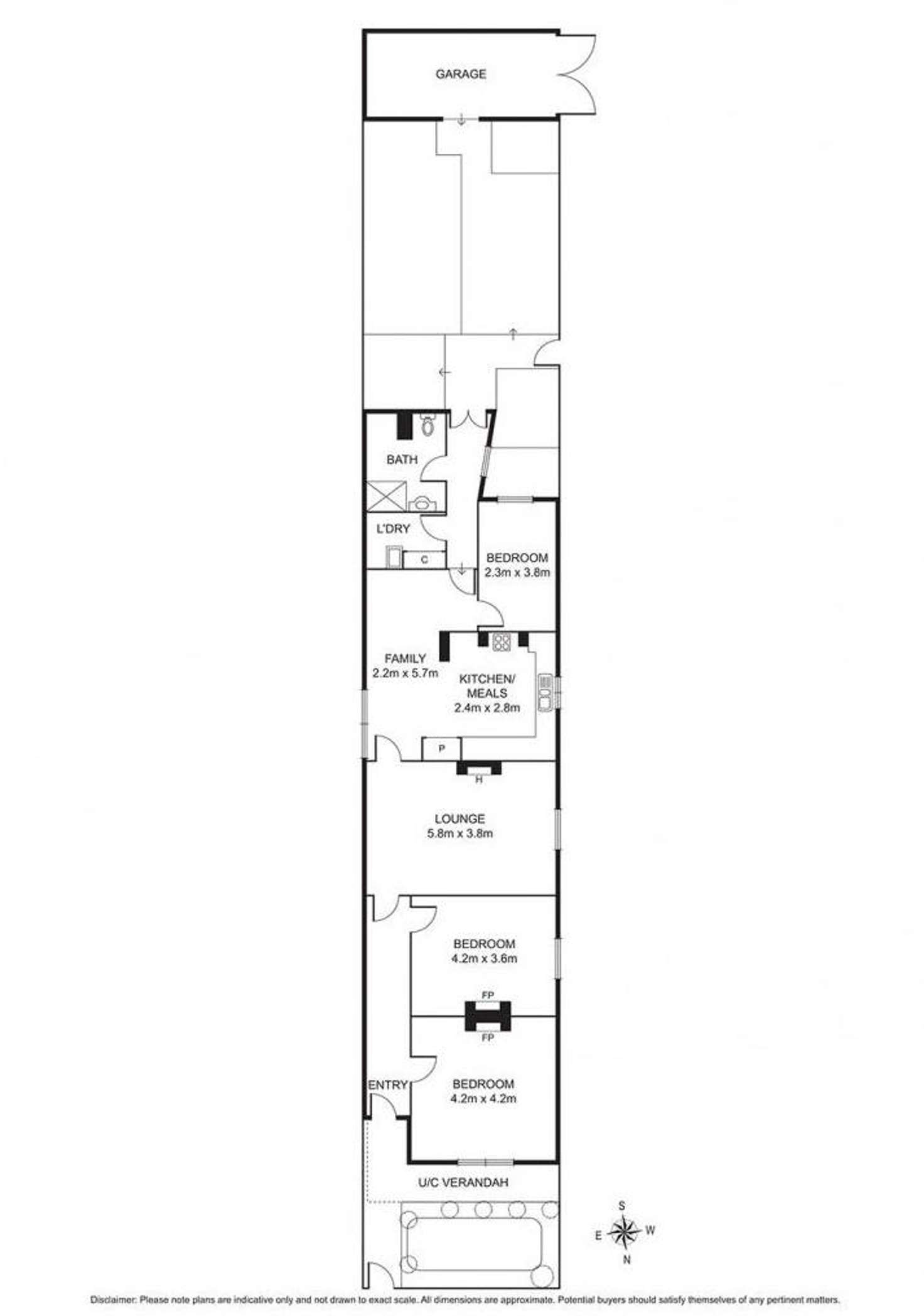 Floorplan of Homely house listing, 71 Ohea Street, Coburg VIC 3058