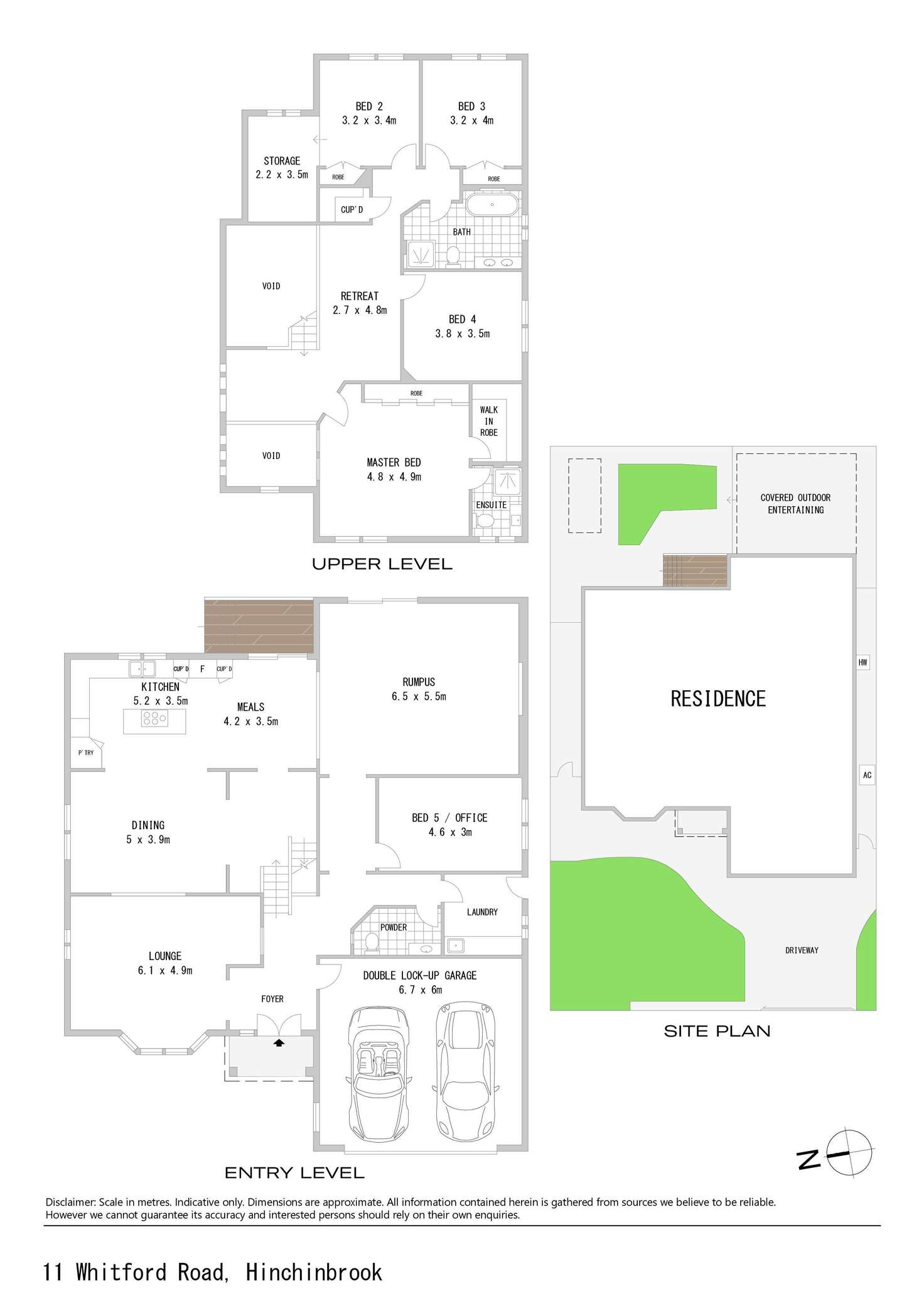 Floorplan of Homely house listing, 11 Whitford Road, Hinchinbrook NSW 2168