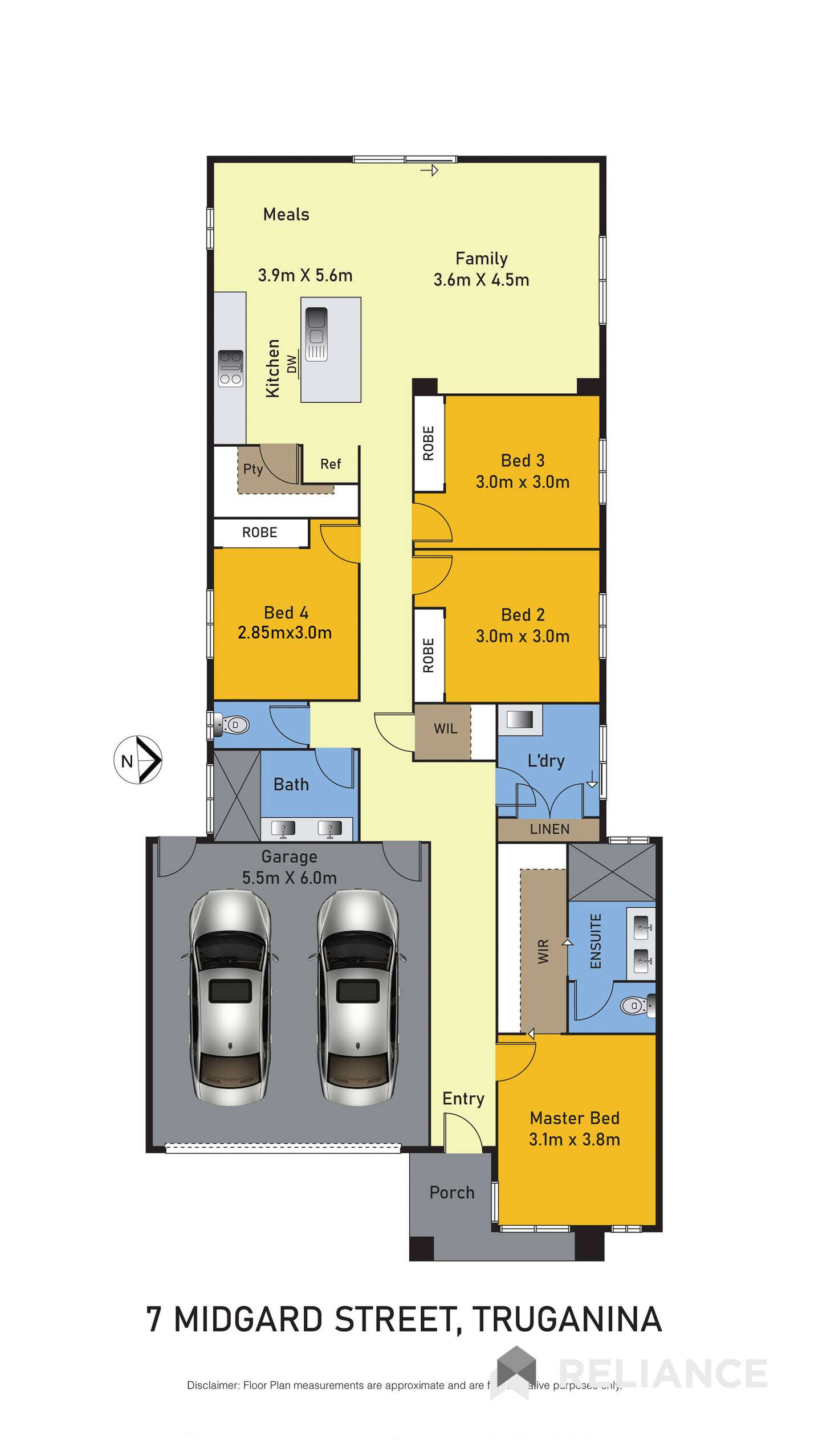 Floorplan of Homely house listing, 7 Midgard Street, Truganina VIC 3029