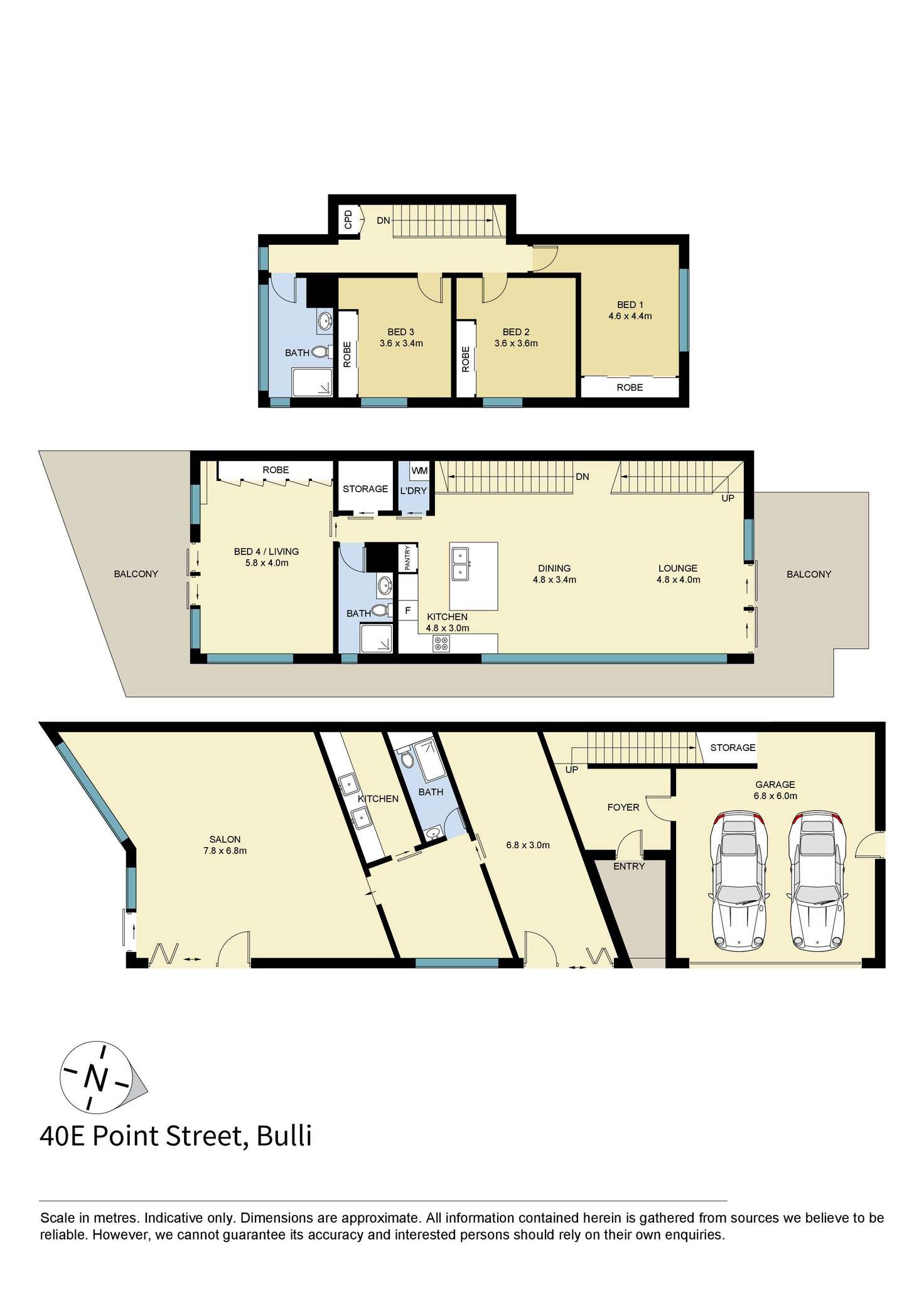 Floorplan of Homely house listing, 40E Point Street, Bulli NSW 2516