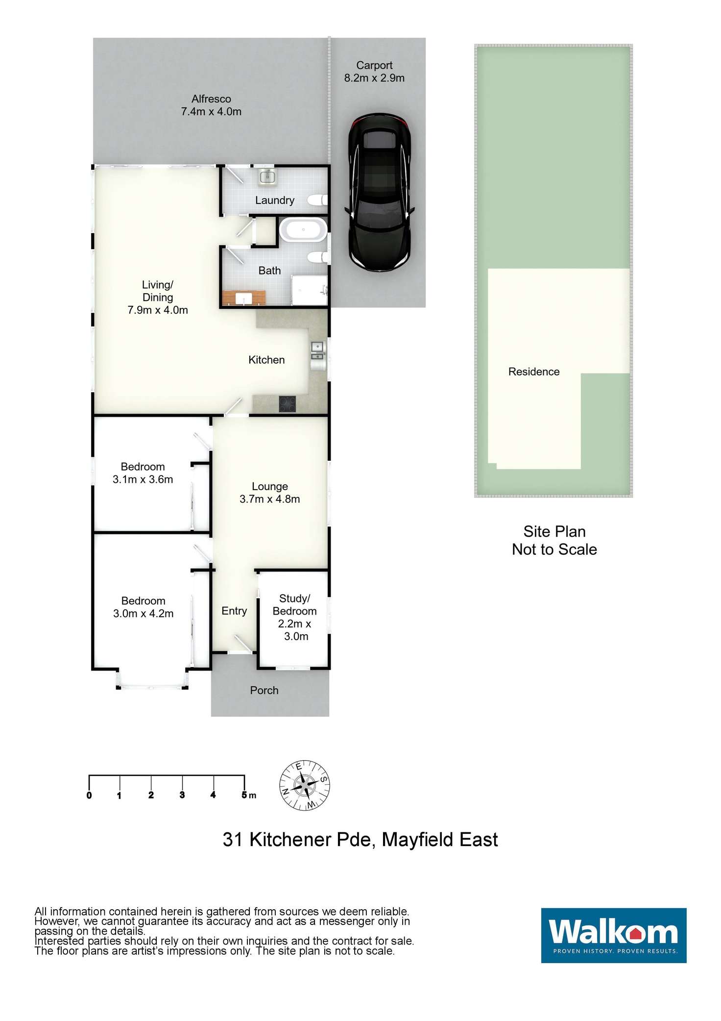 Floorplan of Homely house listing, 31 Kitchener Parade, Mayfield East NSW 2304