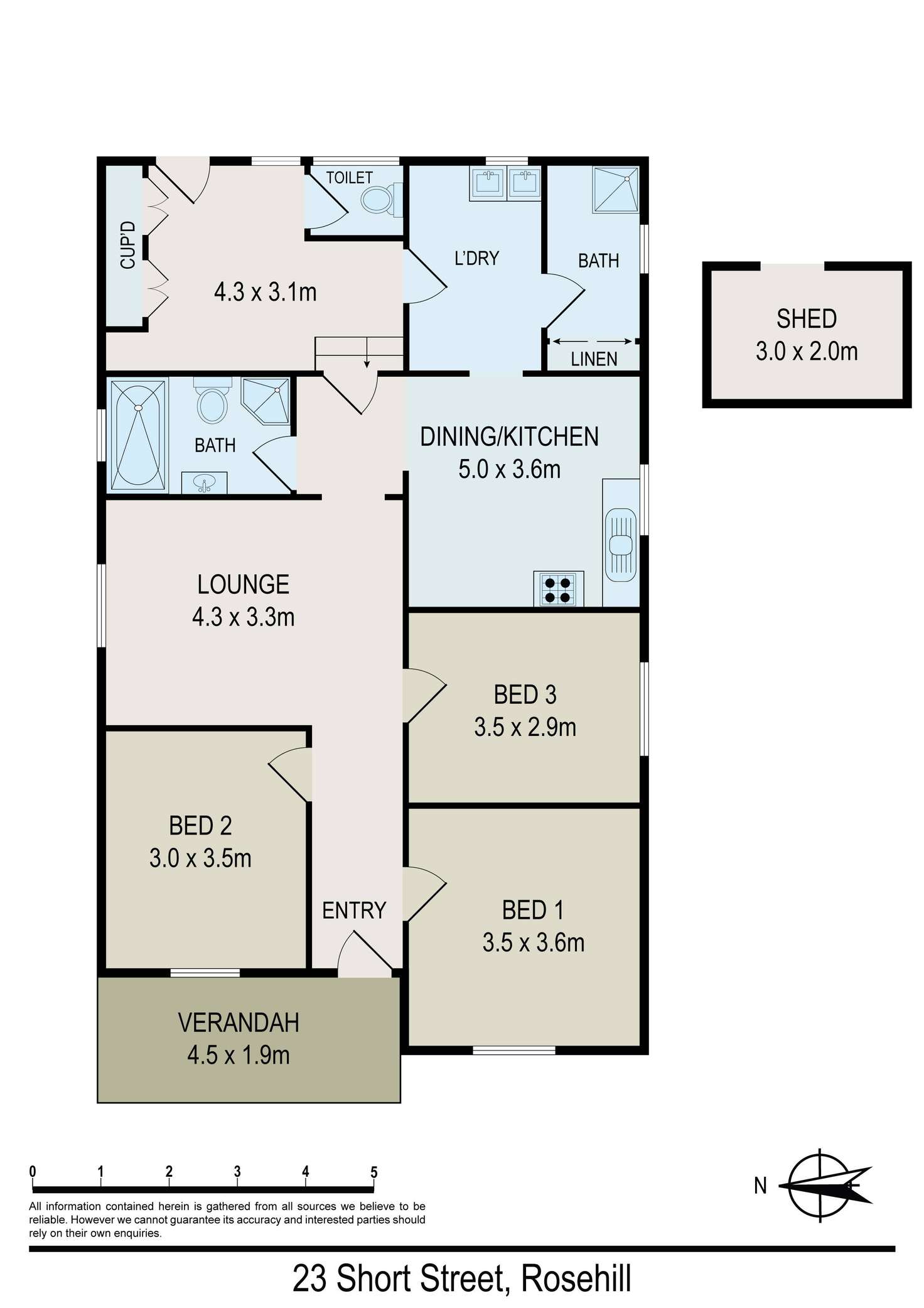Floorplan of Homely house listing, 23 Short Street, Rosehill NSW 2142
