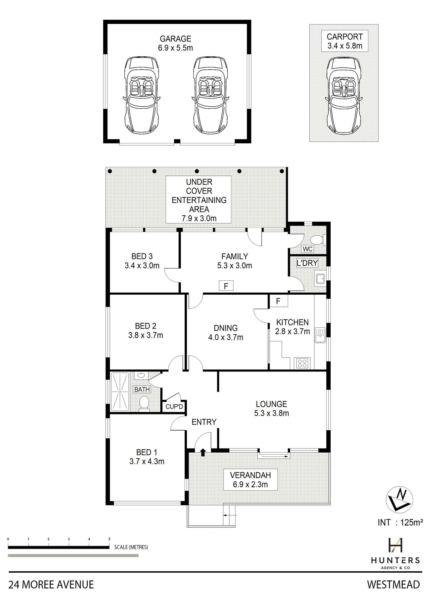Floorplan of Homely house listing, 24 Moree Avenue, Westmead NSW 2145