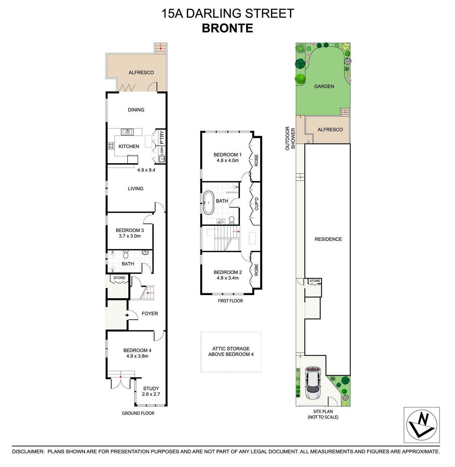 Floorplan of Homely house listing, 15A Darling Street, Bronte NSW 2024