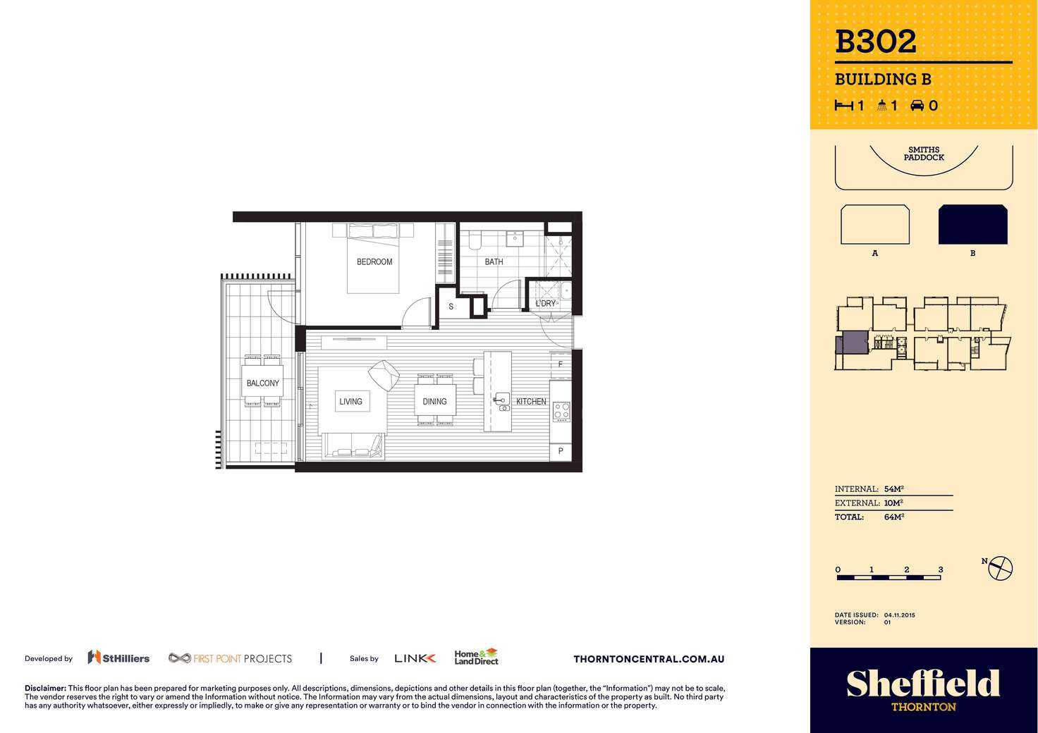Floorplan of Homely apartment listing, 302/10 Aviators Way, Penrith NSW 2750
