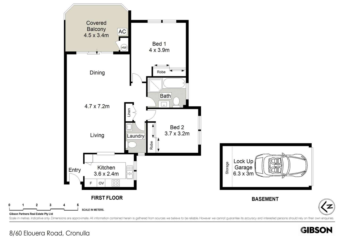 Floorplan of Homely apartment listing, 8/60-62 Elouera Road, Cronulla NSW 2230