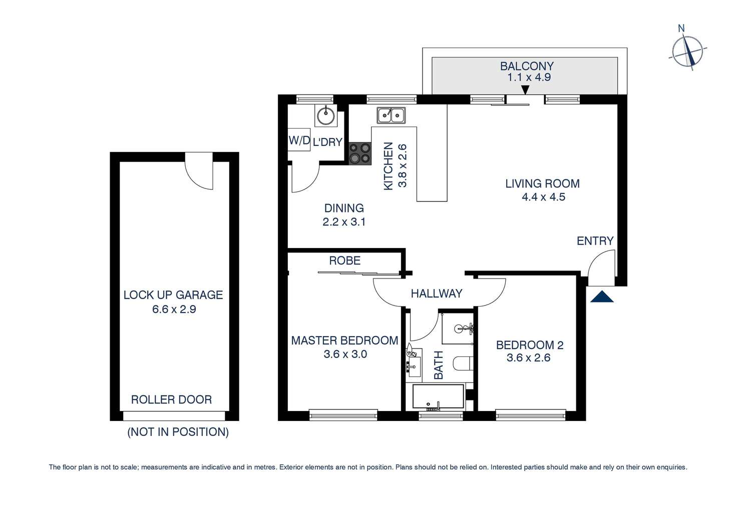 Floorplan of Homely apartment listing, 9/4 Fleet Street, North Parramatta NSW 2151