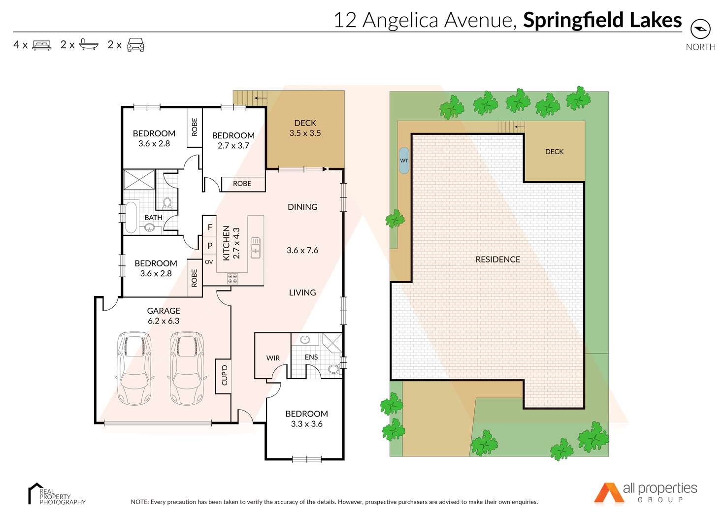 Floorplan of Homely house listing, 12 Angelica Avenue, Springfield Lakes QLD 4300