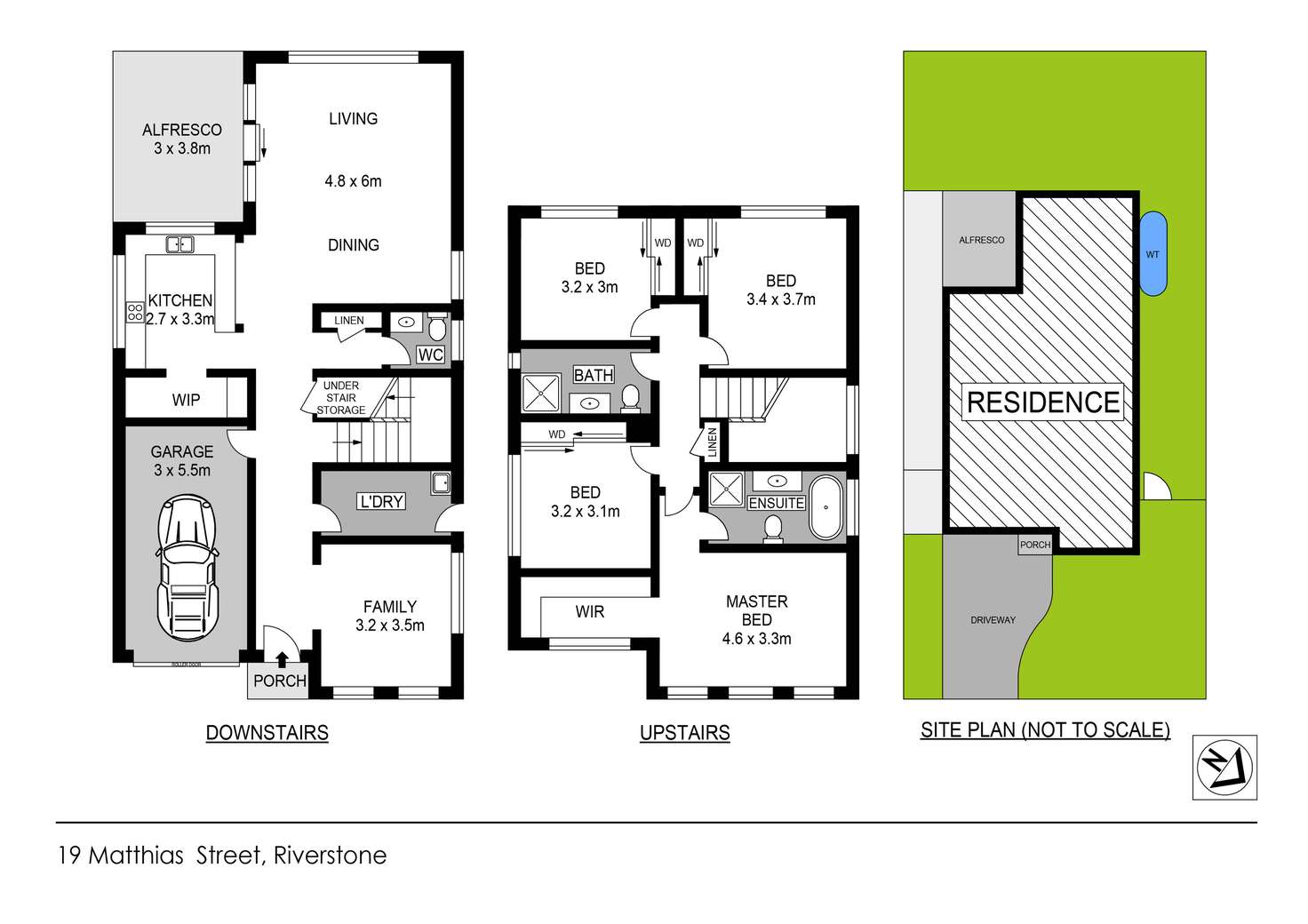 Floorplan of Homely house listing, 19 Matthias Street, Riverstone NSW 2765