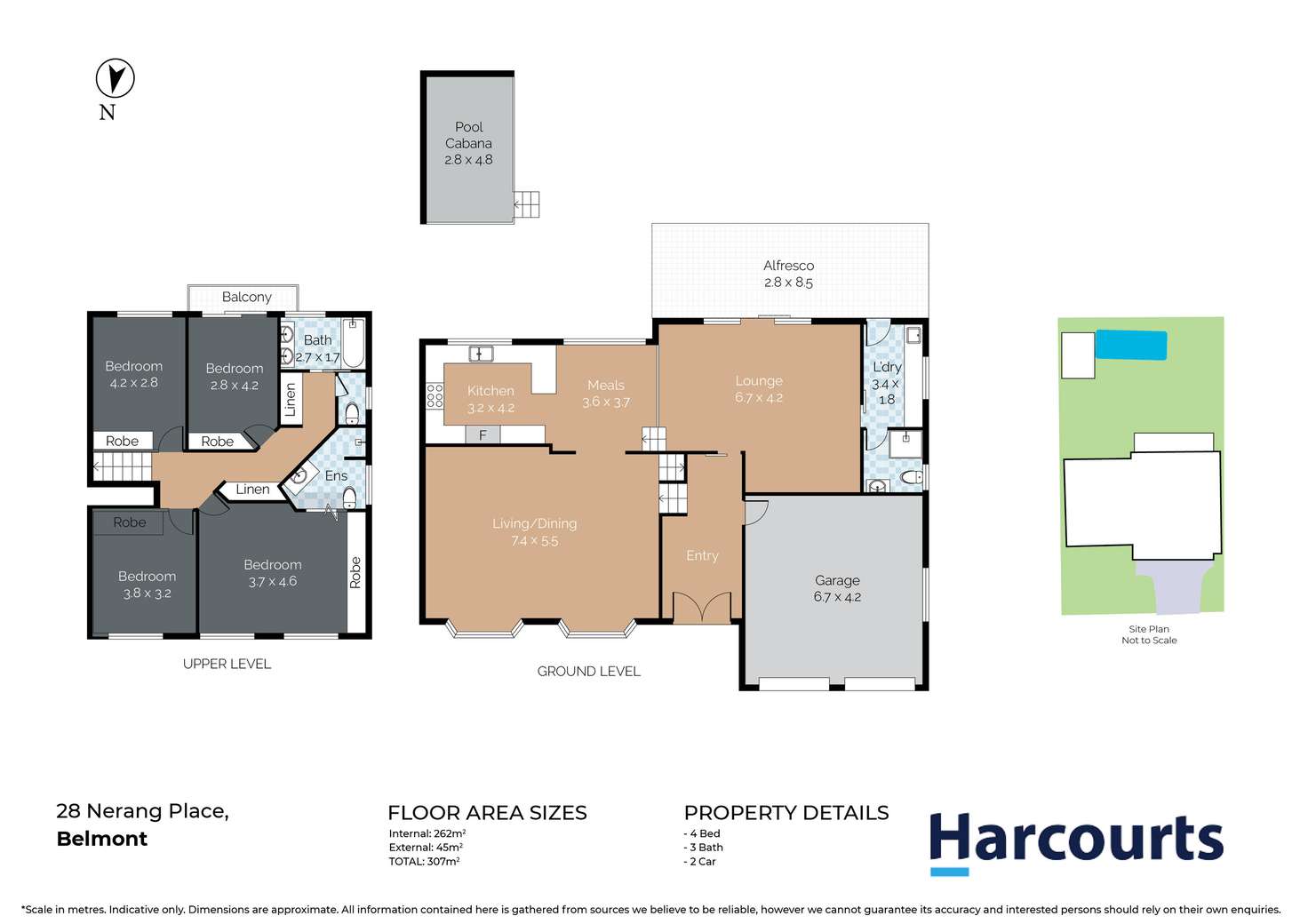 Floorplan of Homely house listing, 28 Nerang Place, Belmont NSW 2280