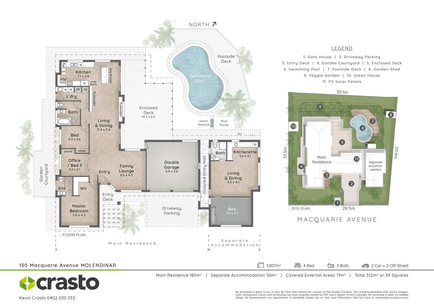 Floorplan of Homely house listing, 105 Macquarie Avenue, Molendinar QLD 4214