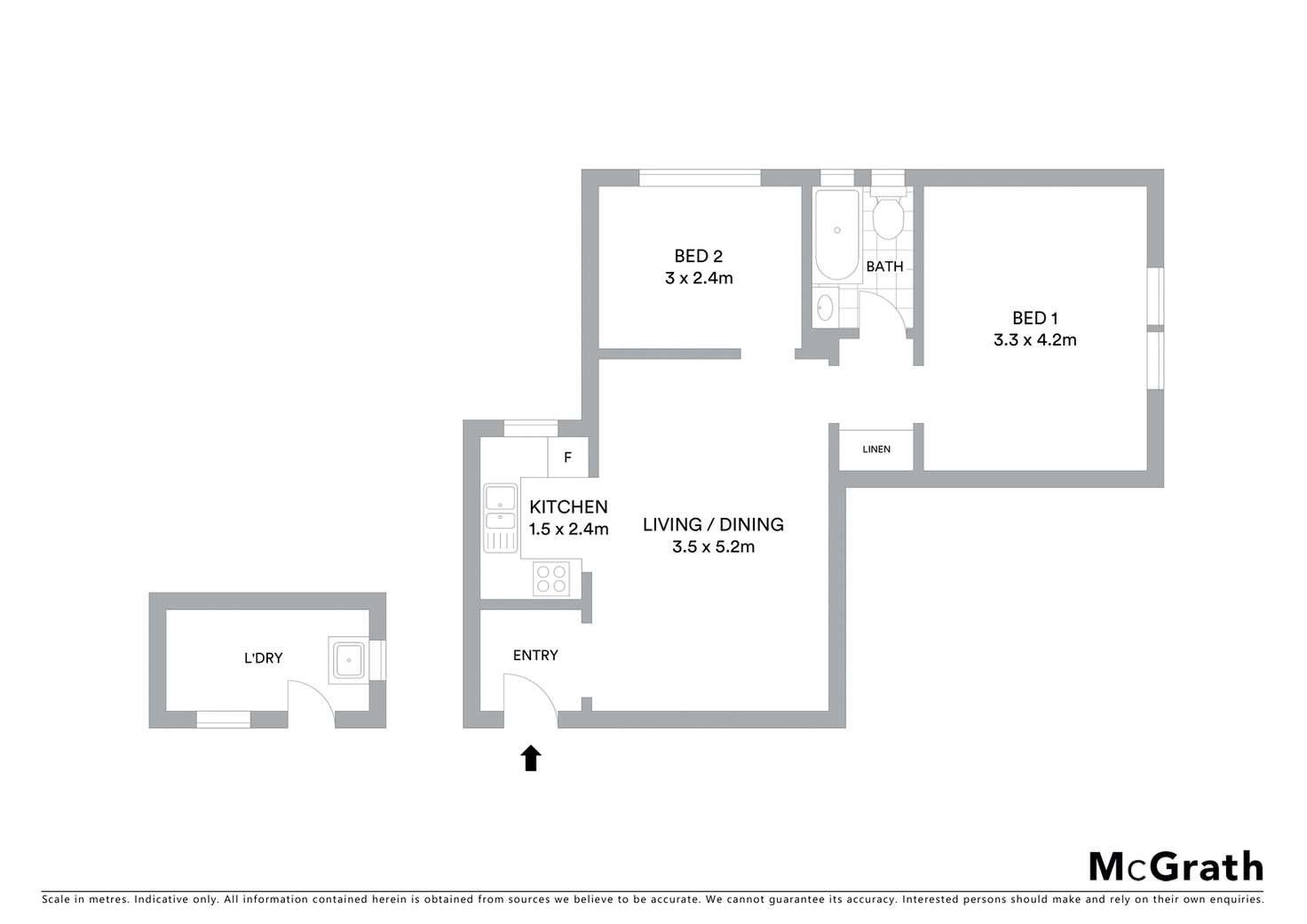 Floorplan of Homely apartment listing, 5/2 Prince Street, Randwick NSW 2031