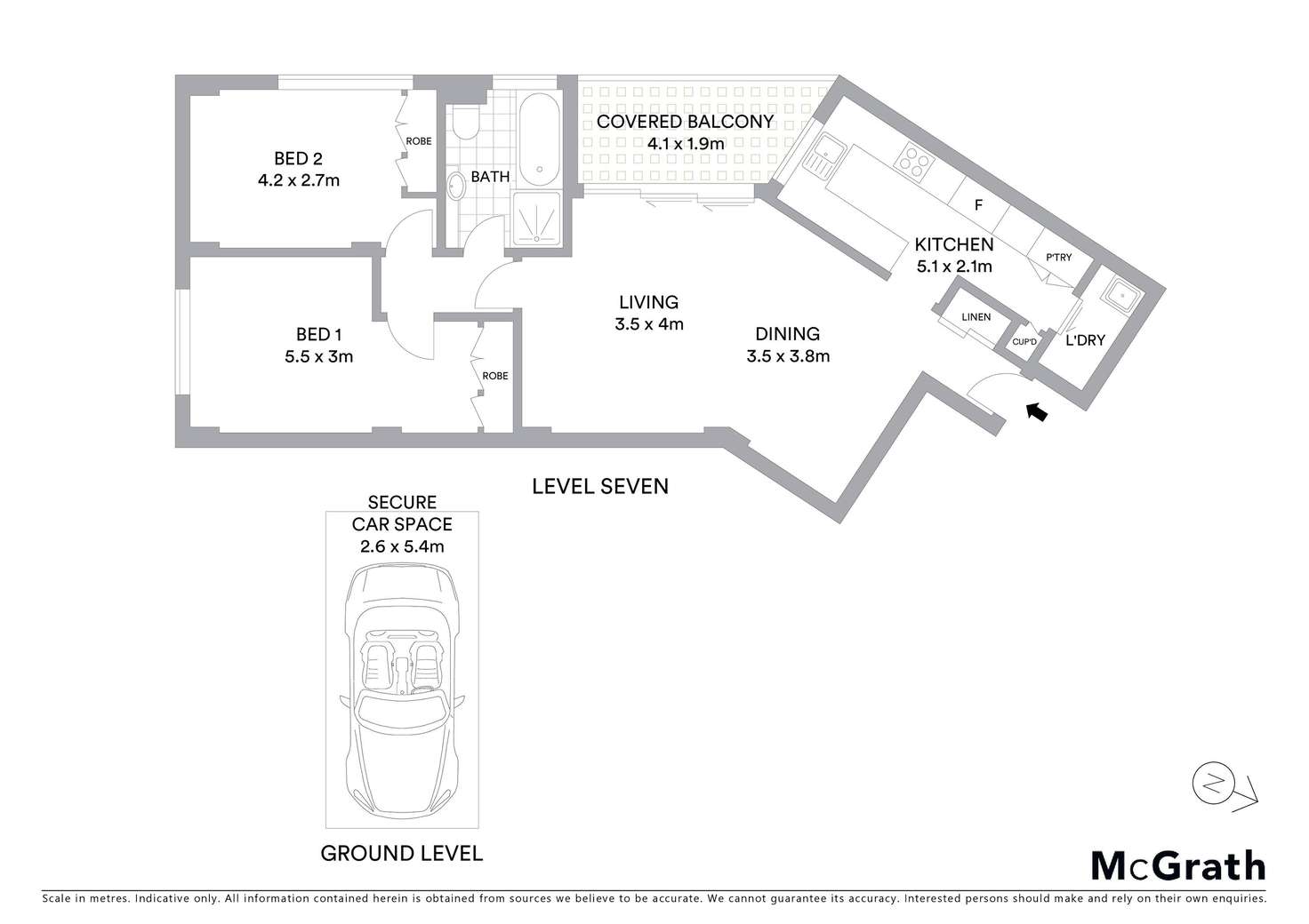 Floorplan of Homely apartment listing, 7D/94 Alison Road, Randwick NSW 2031