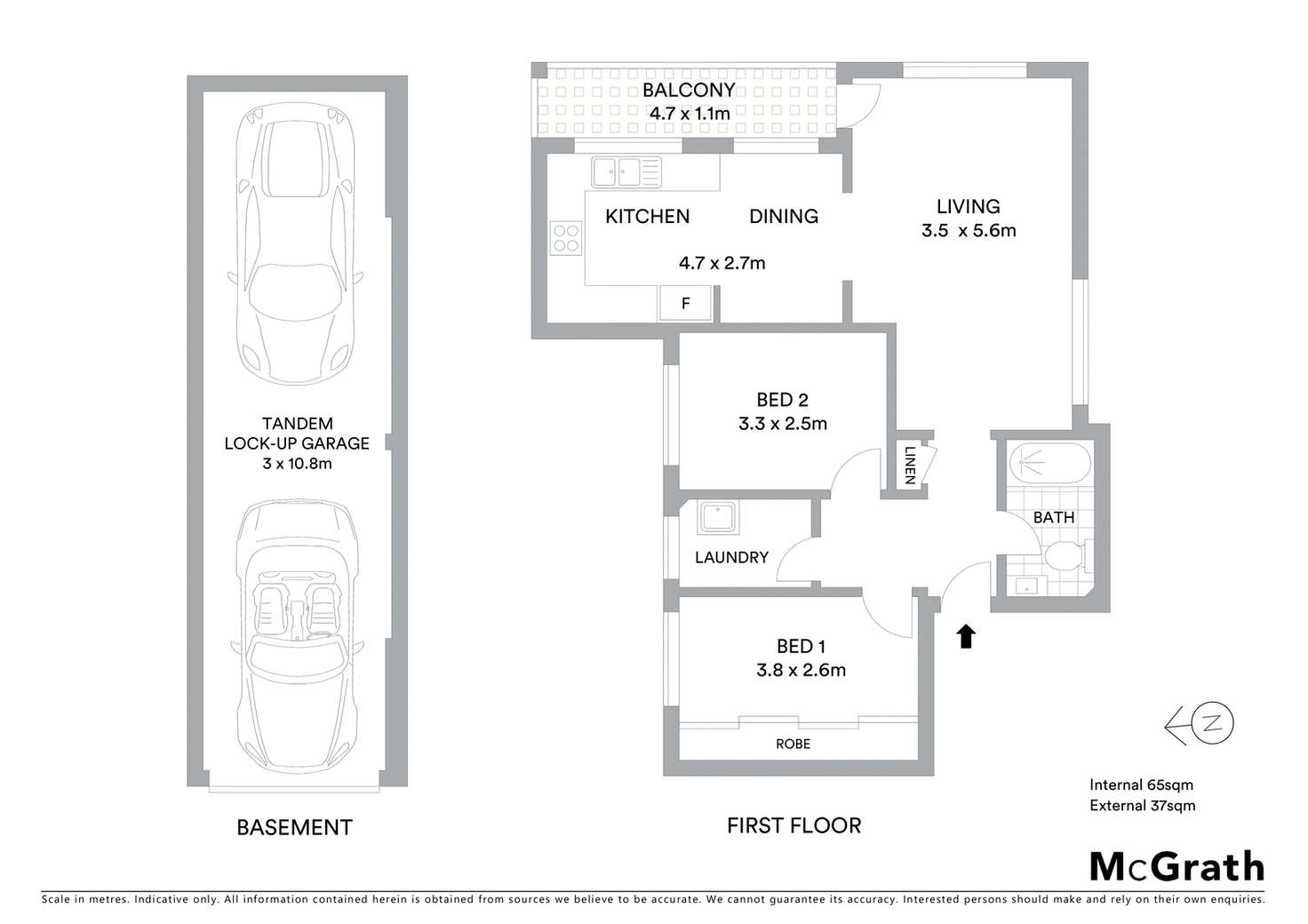 Floorplan of Homely unit listing, 11/9 Nerang Road, Cronulla NSW 2230