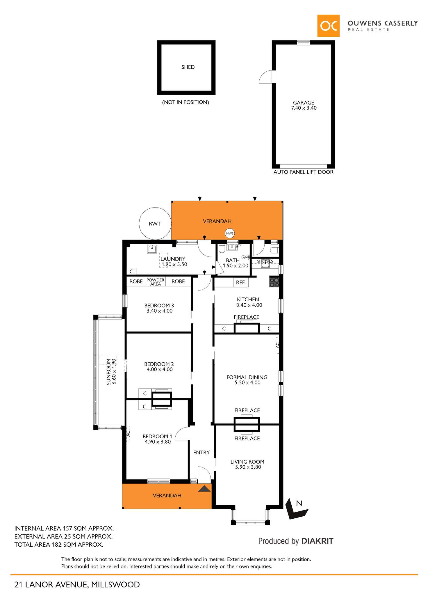 Floorplan of Homely house listing, 21 Lanor Avenue, Millswood SA 5034