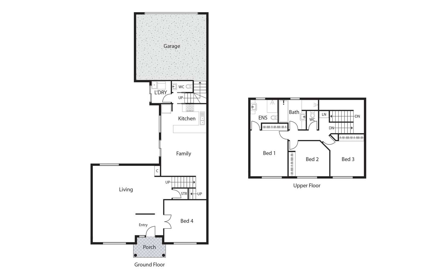 Floorplan of Homely townhouse listing, 56 Nellie Hamilton Avenue, Gungahlin ACT 2912